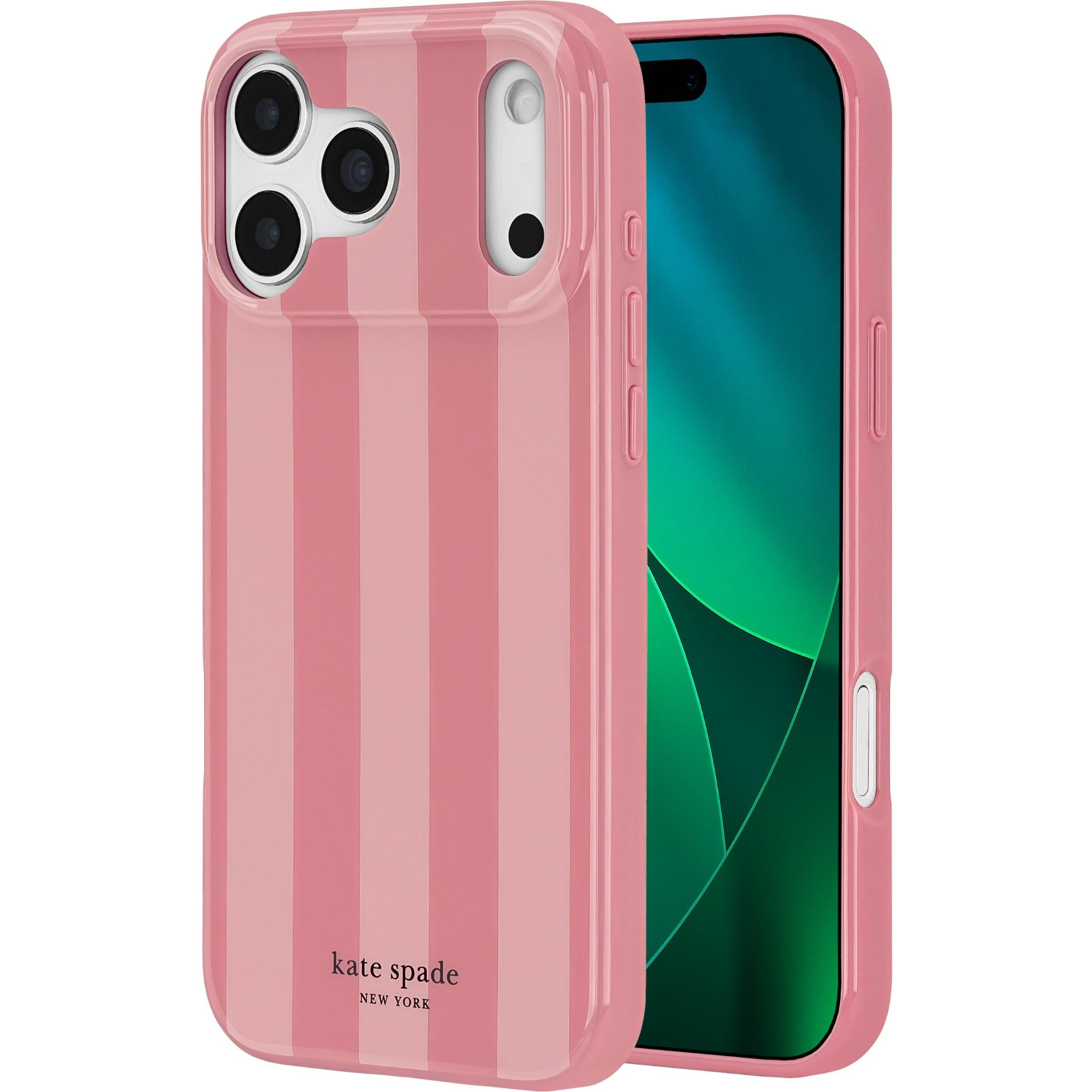 Kate Spade New York Stripe Rose Coral MagSafe case for iPhone 18 Pro, image 7 - Phone Cases & Covers at Tech Supply Shed NZ