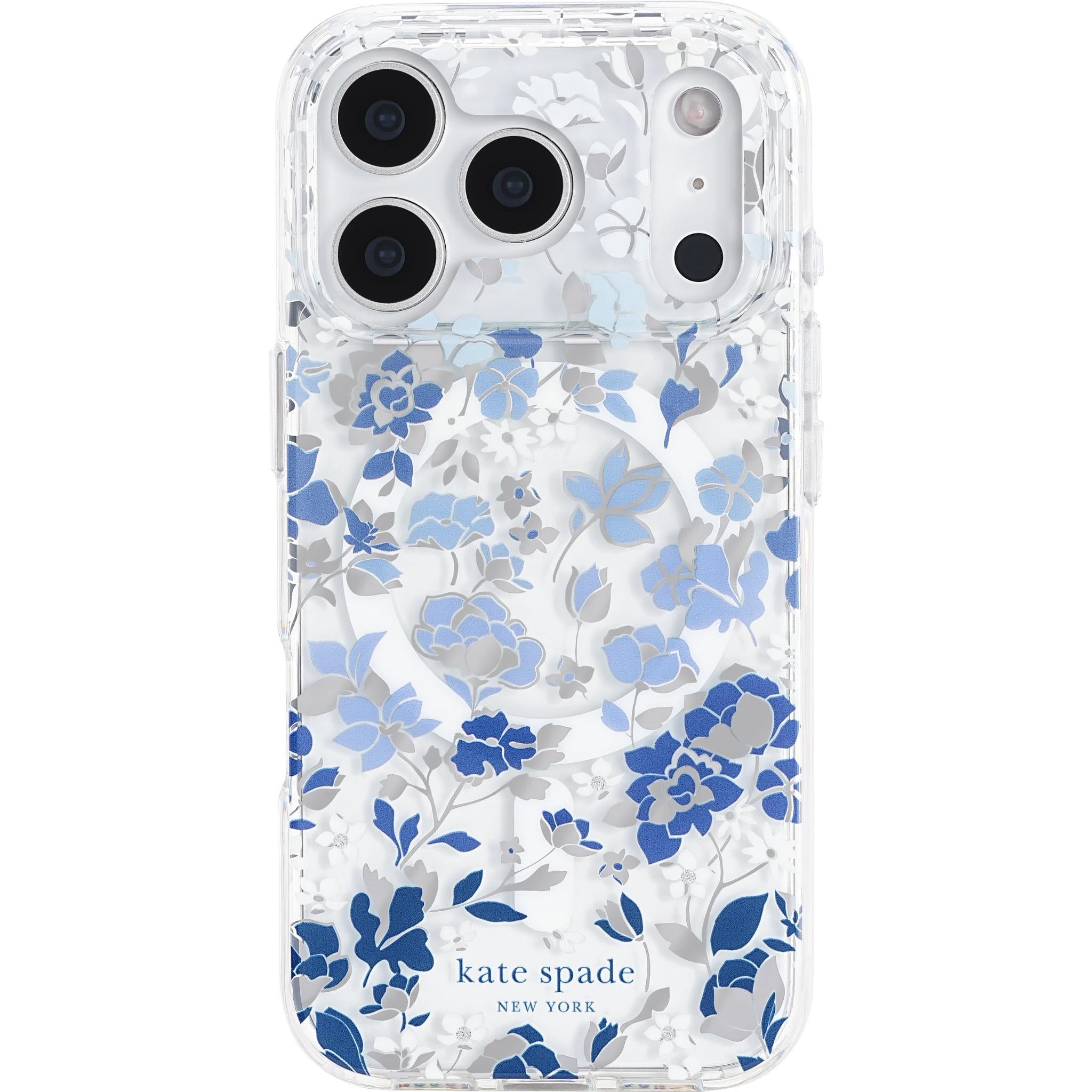 Kate Spade New York Flowerbed Blue MagSafe case for iPhone 18 Pro - Phone Cases & Covers at Tech Supply Shed NZ