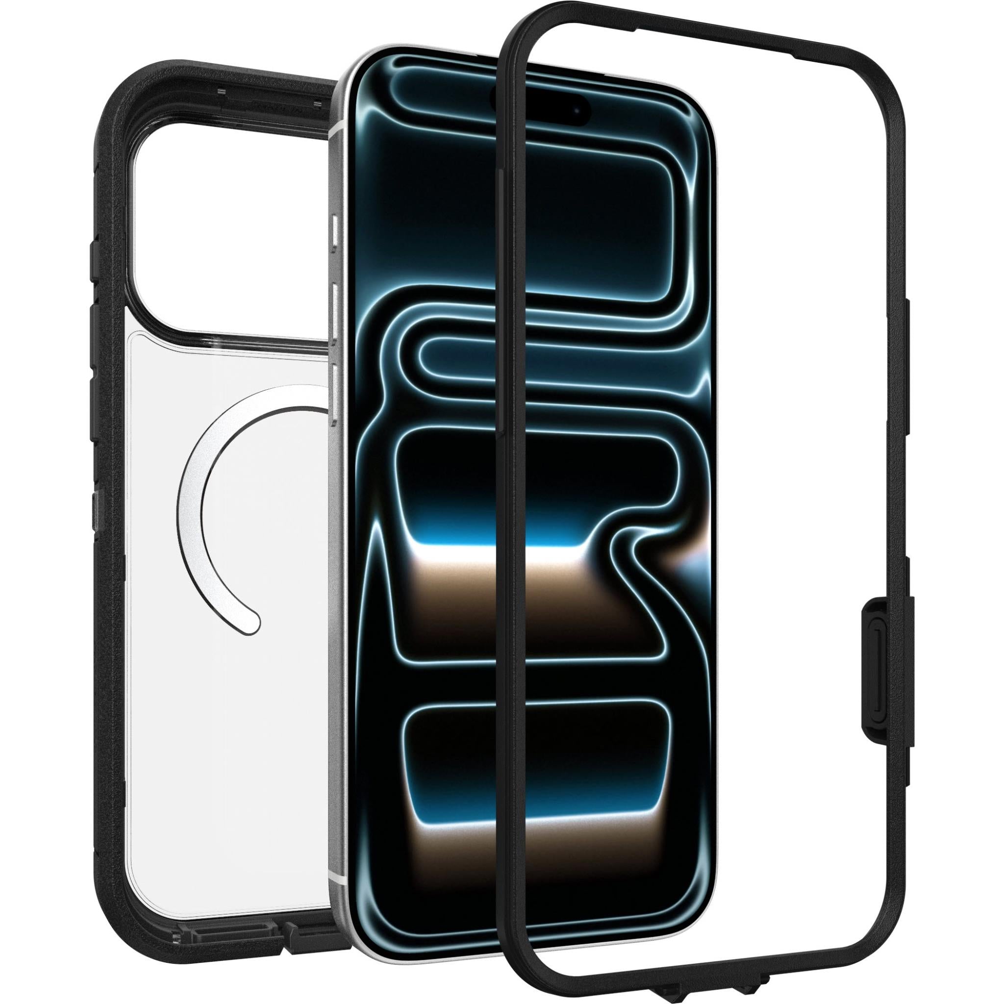 OtterBox Defender Pro XT clear and black magnetic case for iPhone 18 Pro Max, image 4 - Phone Cases & Covers at Tech Supply Shed NZ