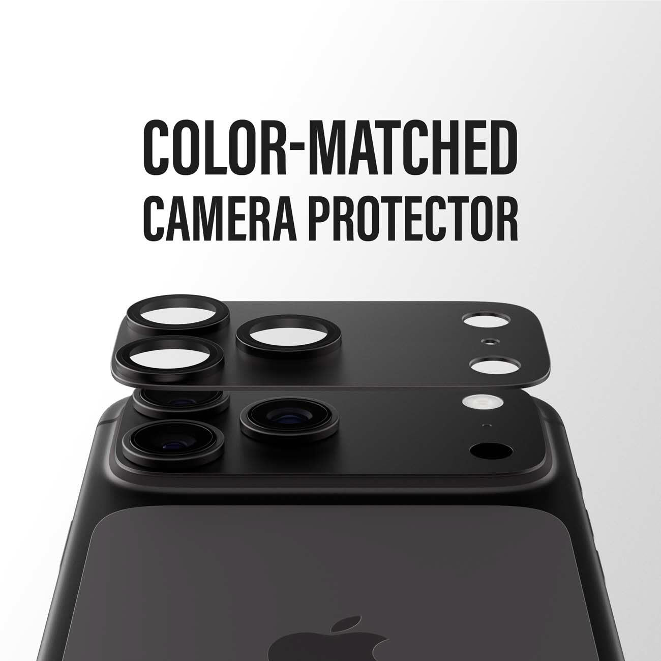 PanzerGlass Fender camera protector for iPhone 18 Pro Max in Shades of Grey, image 6 - Phone Accessories at Tech Supply Shed NZ