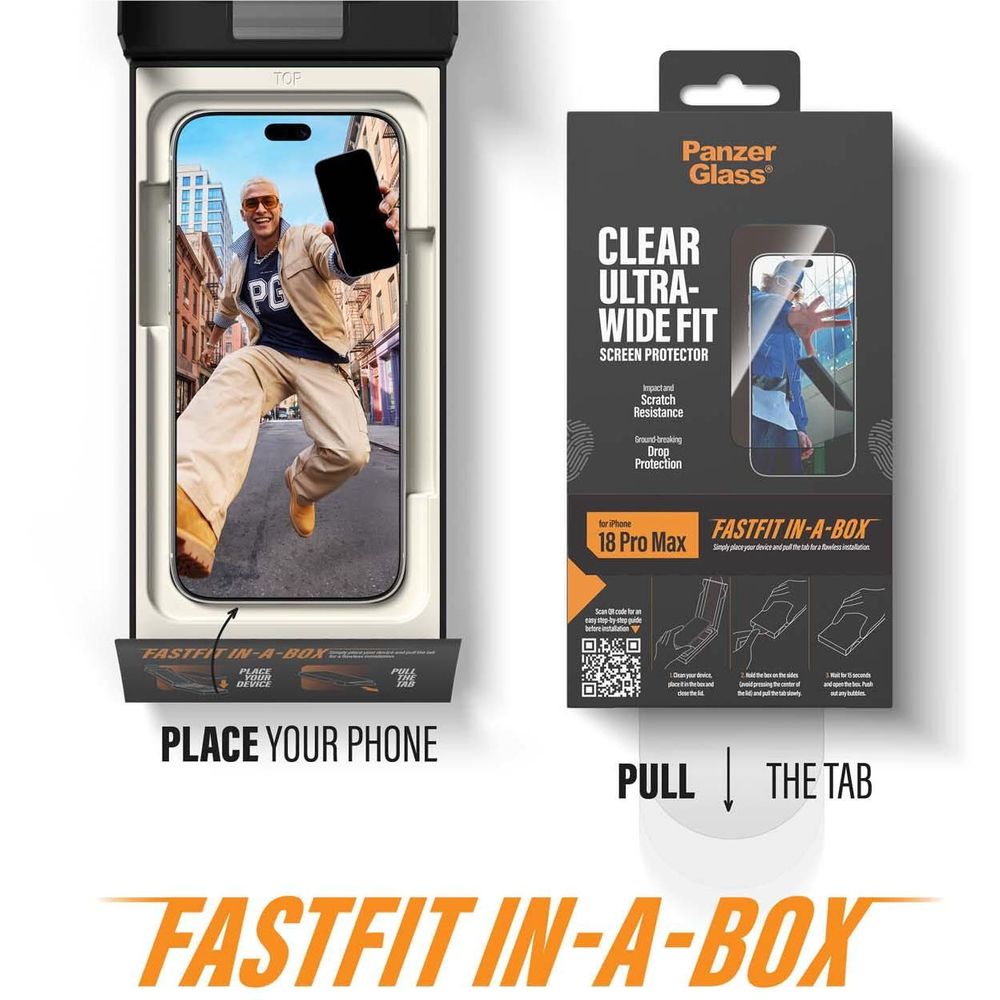 PanzerGlass Screen Protector for iPhone 18 Pro Max/17, view 10 - Phone Screen Protectors at Tech Supply Shed NZ