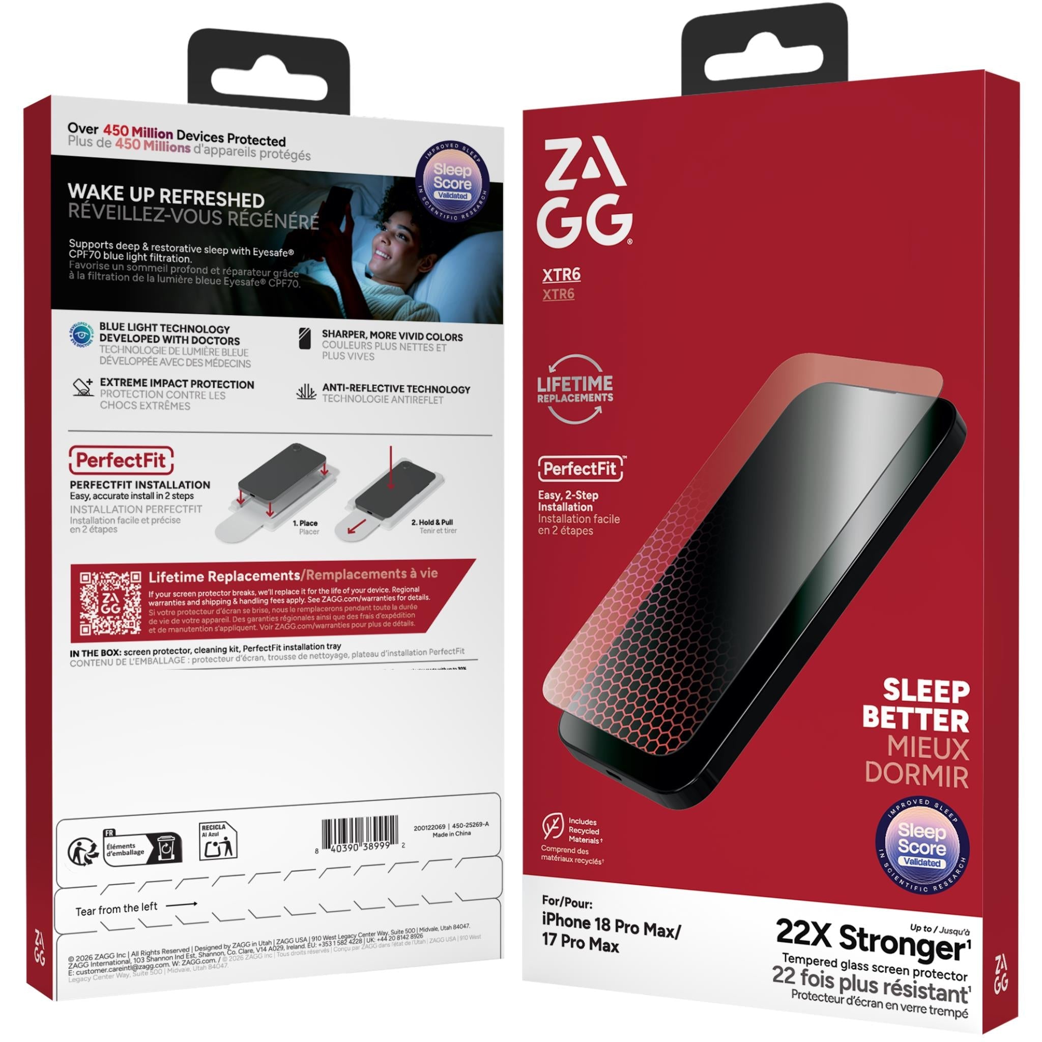ZAGG InvisibleShield Glass XTR6 screen protector for iPhone 18 Pro Max and 17 Pro Max, image 11 - Phone Accessories at Tech Supply Shed NZ