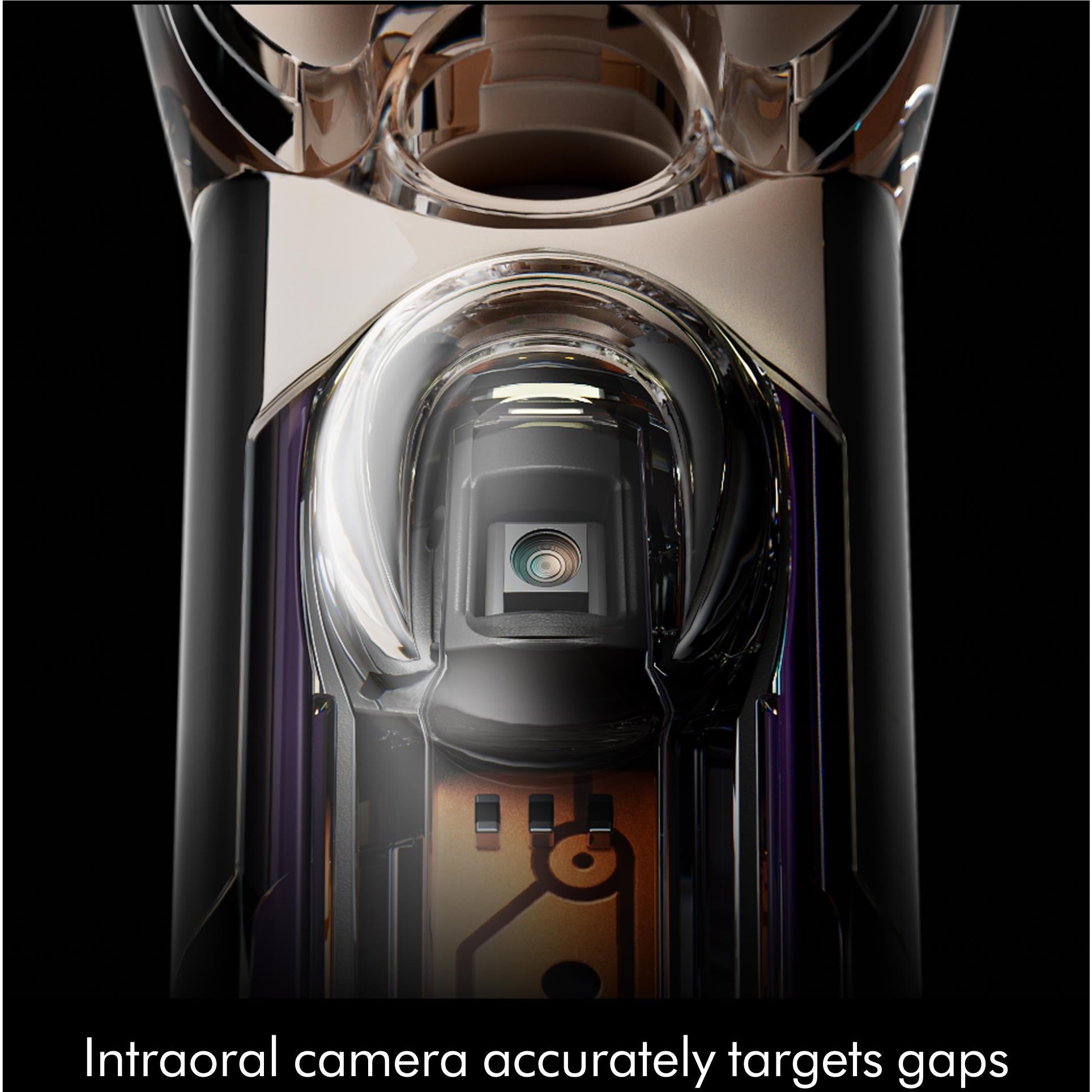 Dyson CameraJet introral camera inside transparent toothbrush head housing