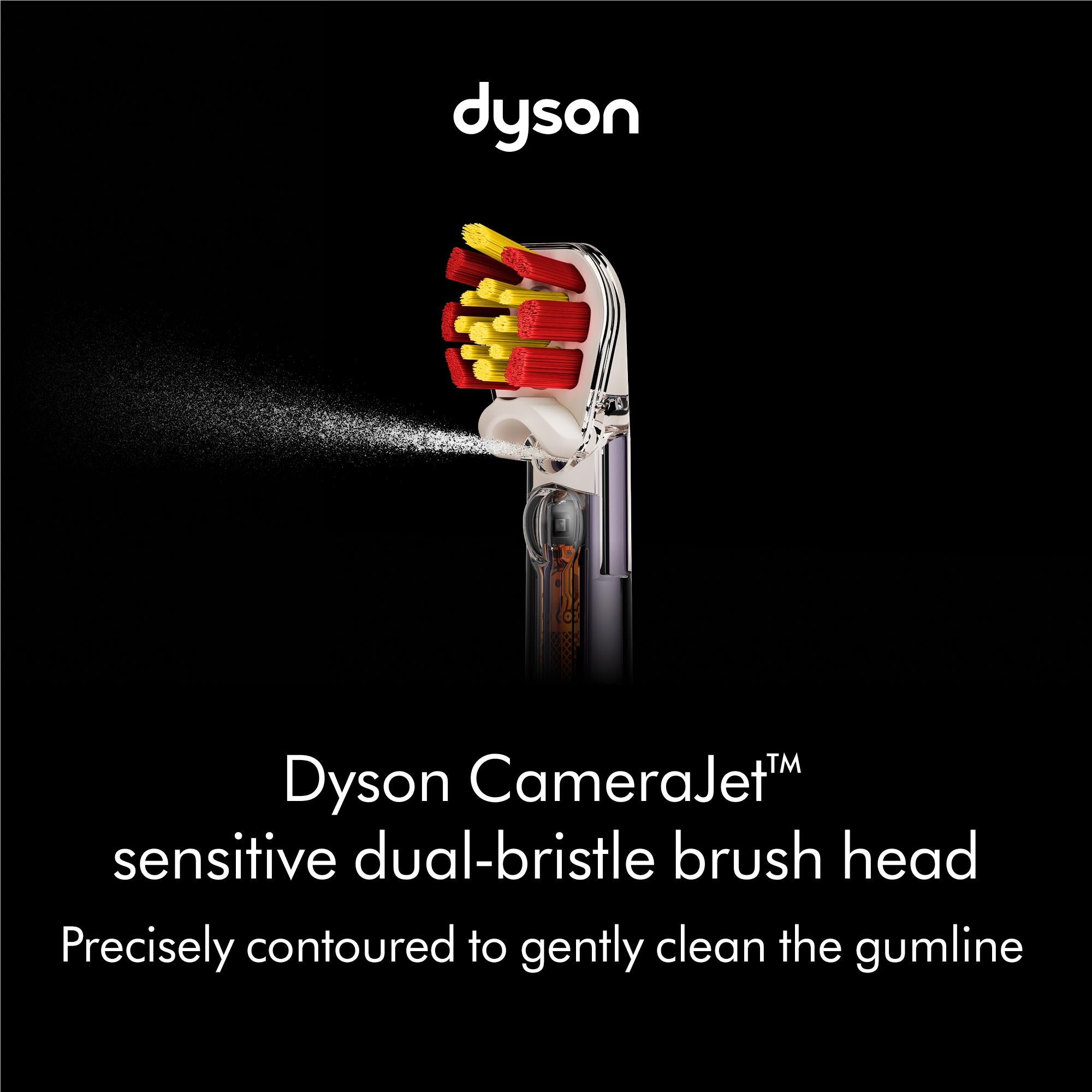 Dyson CameraJet dual-bristle sensitive brush head on wand