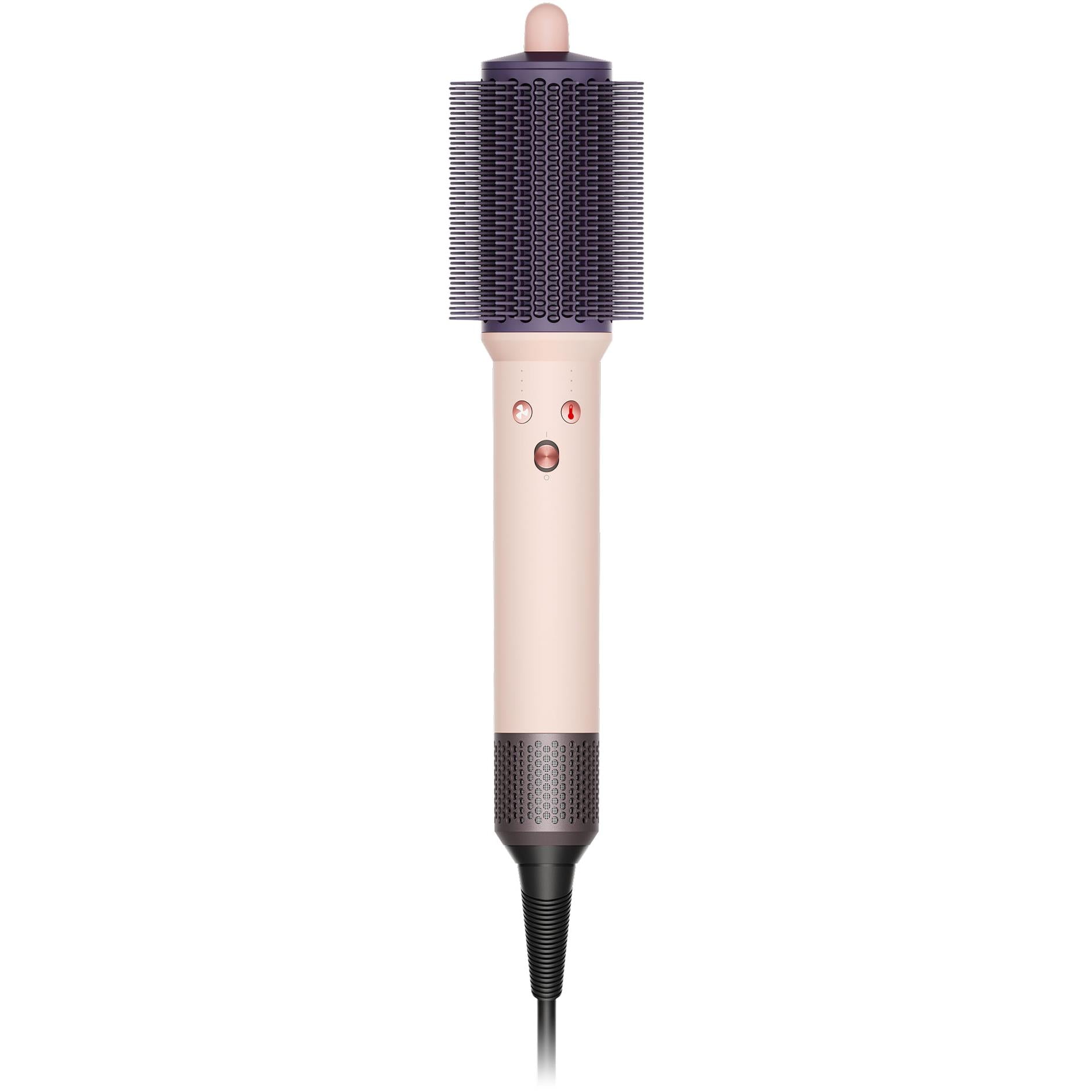 Dyson Airsmooth hot air styling brush with ceramic pink handle and round barrel