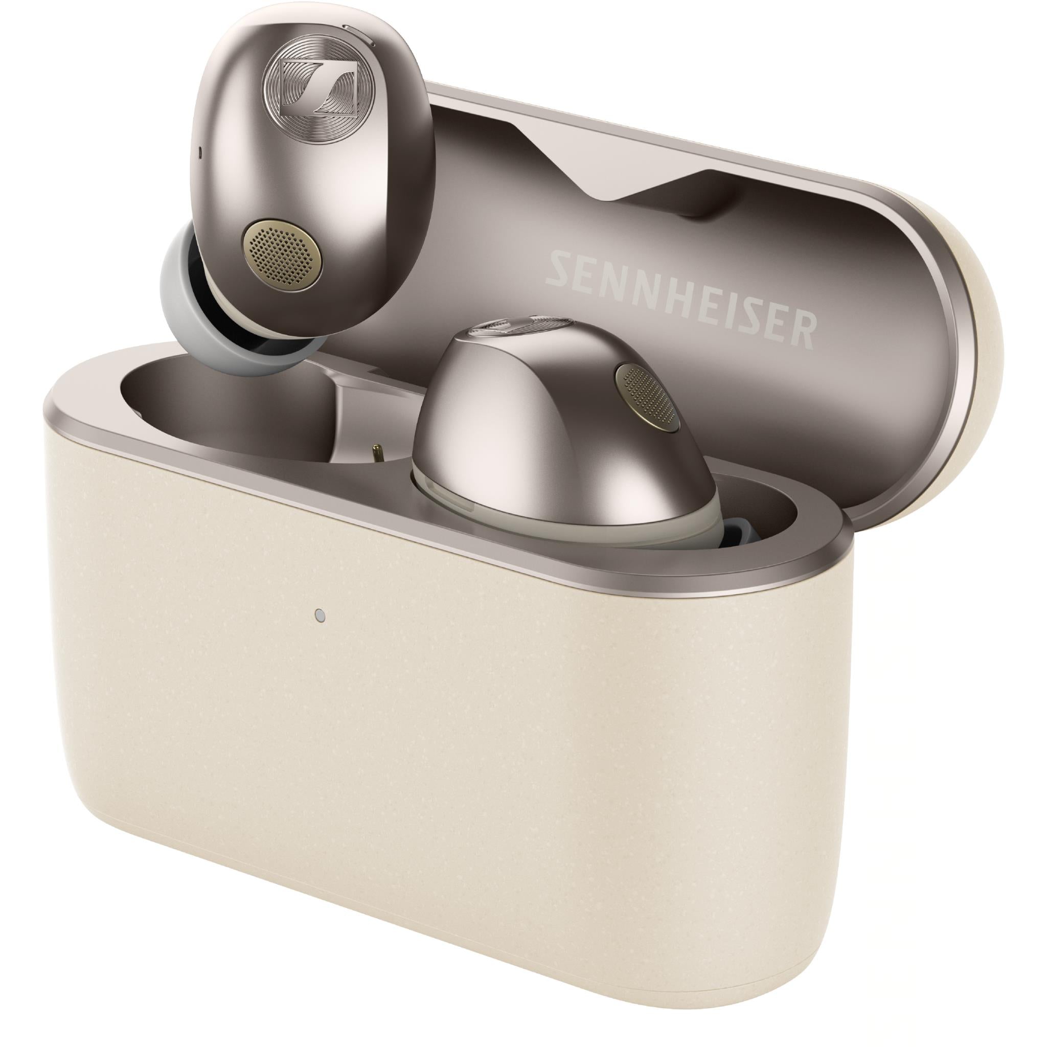 Sennheiser Momentum True Wireless 5 earbuds in cream with charging case - In-Ear Headphones & Earbuds at Tech Supply Shed NZ