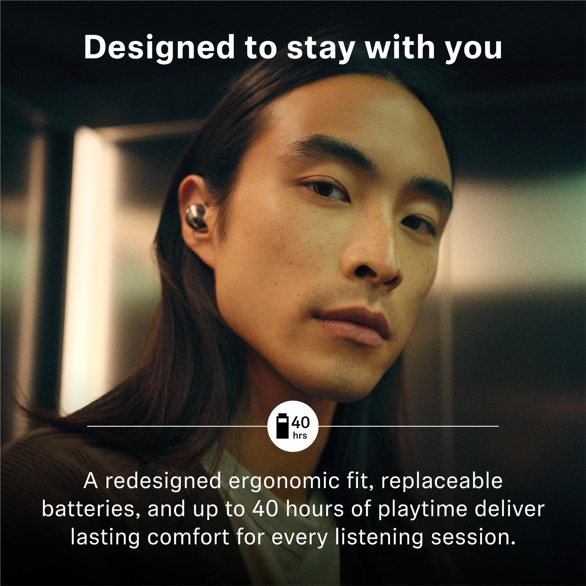 Sennheiser Momentum True Wireless 5 earbuds in cream with charging case, image 6 - In-Ear Headphones & Earbuds at Tech Supply Shed NZ