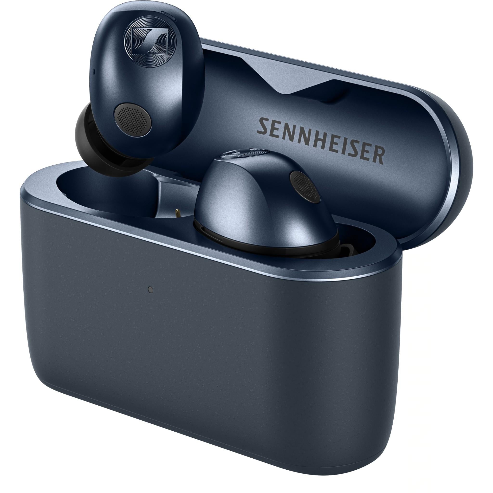Sennheiser Momentum True Wireless 5 earbuds in denim blue with charging case - In-Ear Headphones & Earbuds at Tech Supply Shed NZ