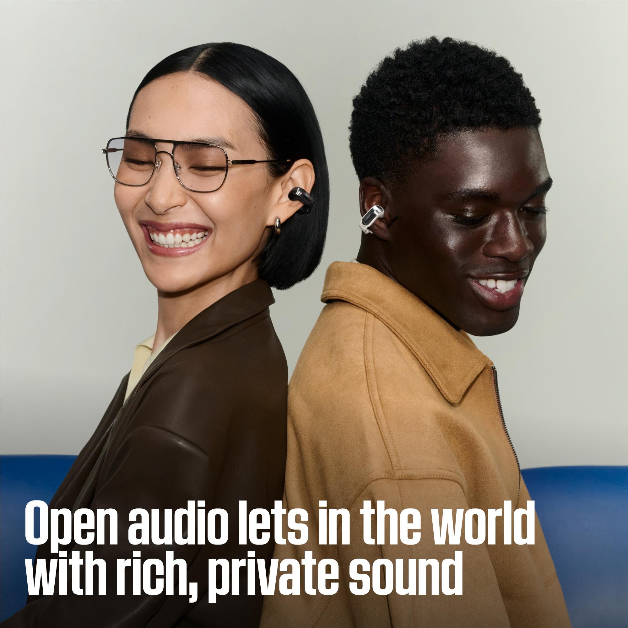Bose Ultra Open Earbuds 2nd Gen in black with charging case, image 6 - Open-Ear Headphones at Tech Supply Shed NZ