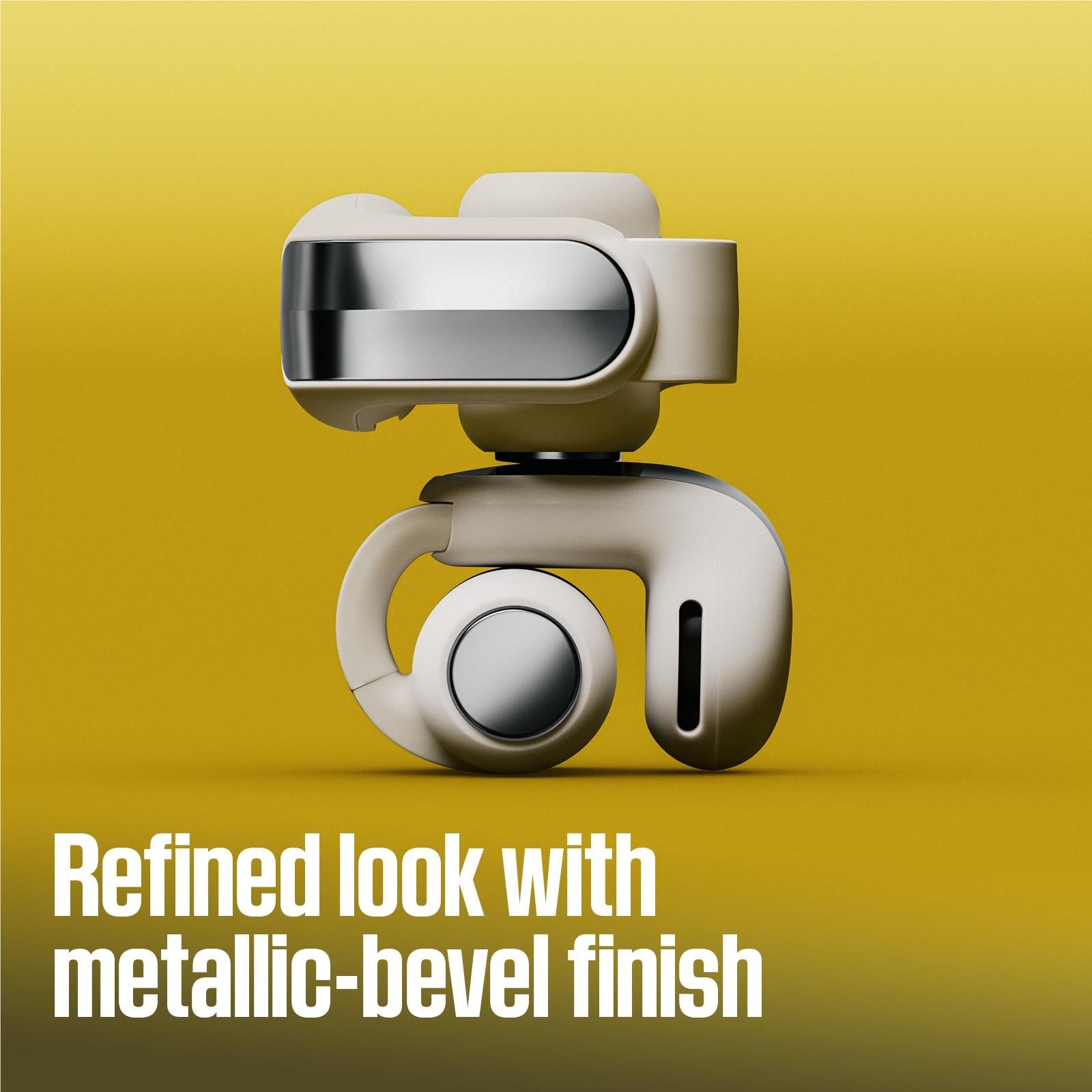 Bose Ultra Open Earbuds 2nd Gen in white smoke with charging case, image 4 - Open-Ear Headphones at Tech Supply Shed NZ