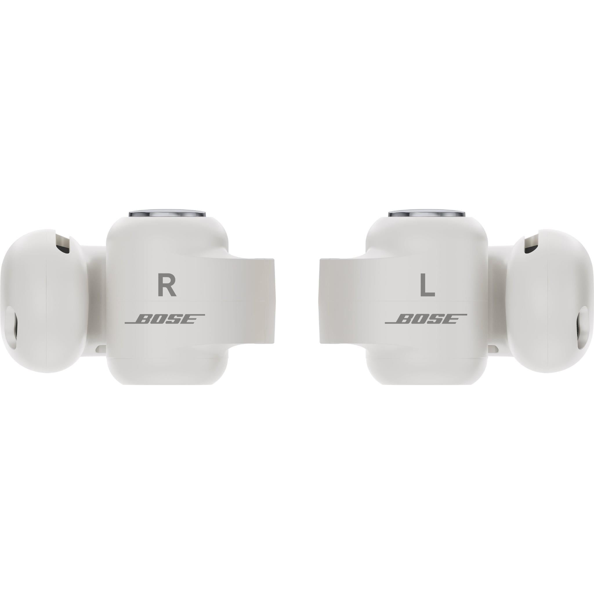 Bose Ultra Open Earbuds 2nd Gen in white smoke with charging case, image 5 - Open-Ear Headphones at Tech Supply Shed NZ