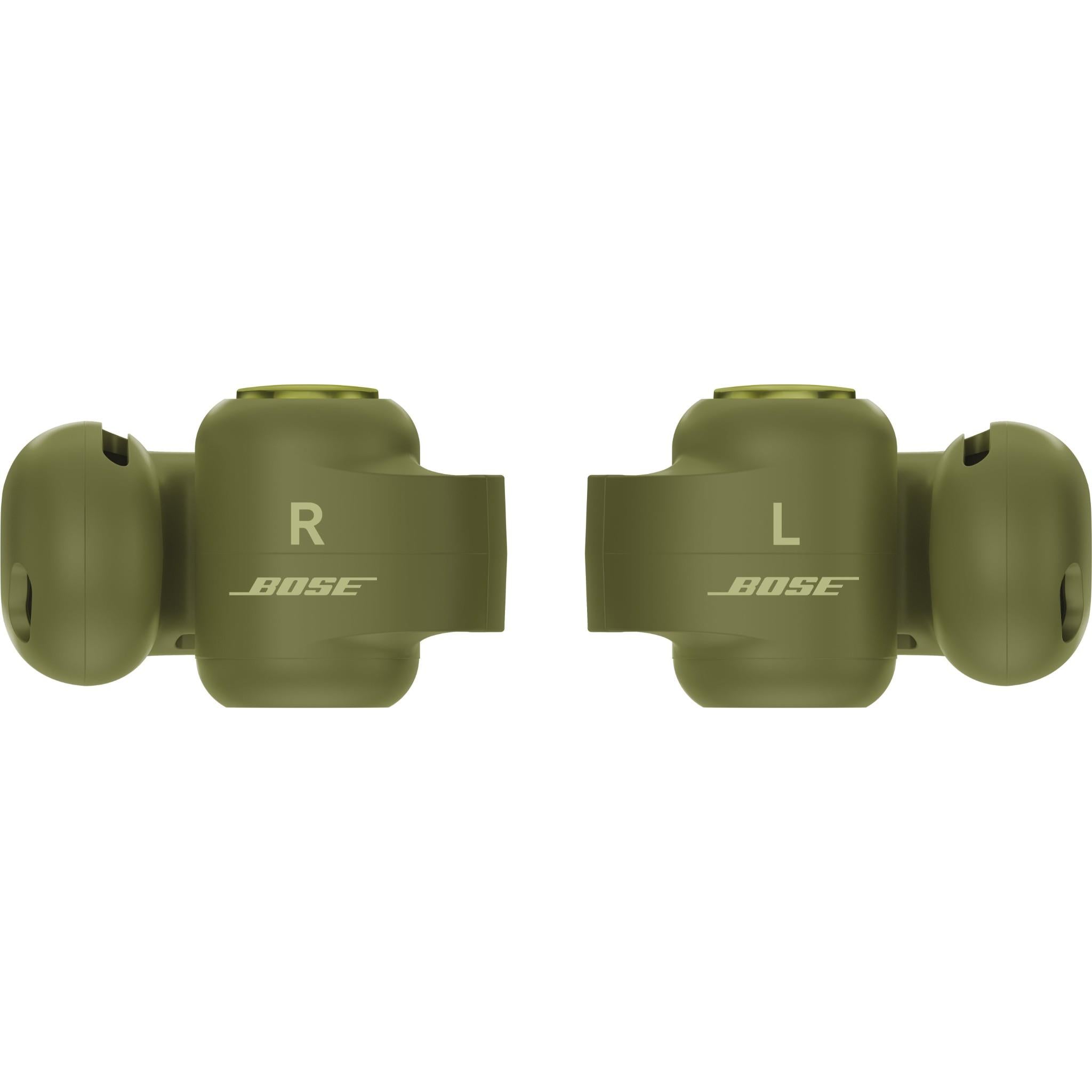 Bose Ultra Open Earbuds 2nd Gen in olive green with charging case, image 3 - Open-Ear Headphones at Tech Supply Shed NZ