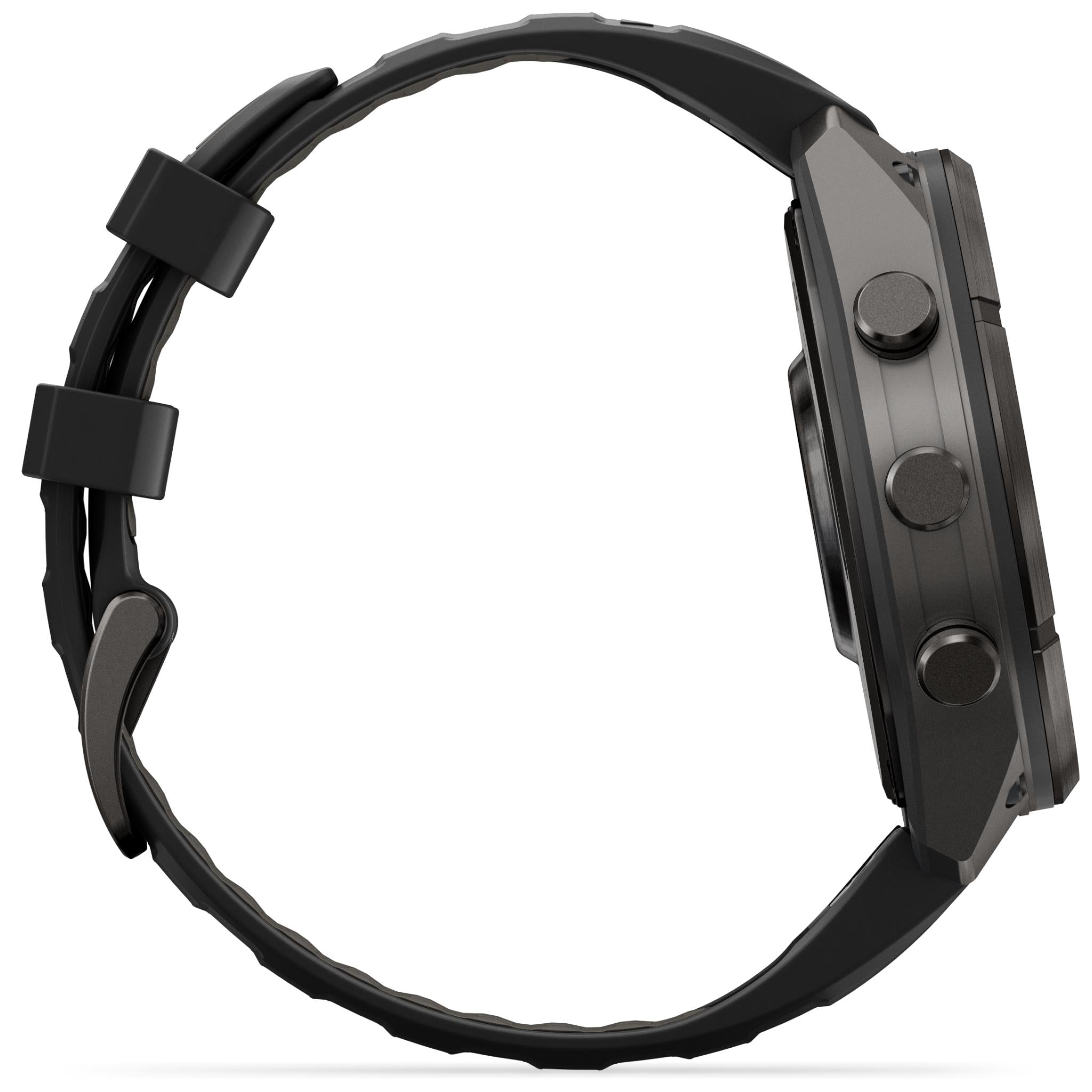 Garmin fenix 9 Pro 47mm smartwatch, Carbon Grey Titanium with Black/Pebble Grey Silicone band, image 9 - Smart Watches at Tech Supply Shed NZ