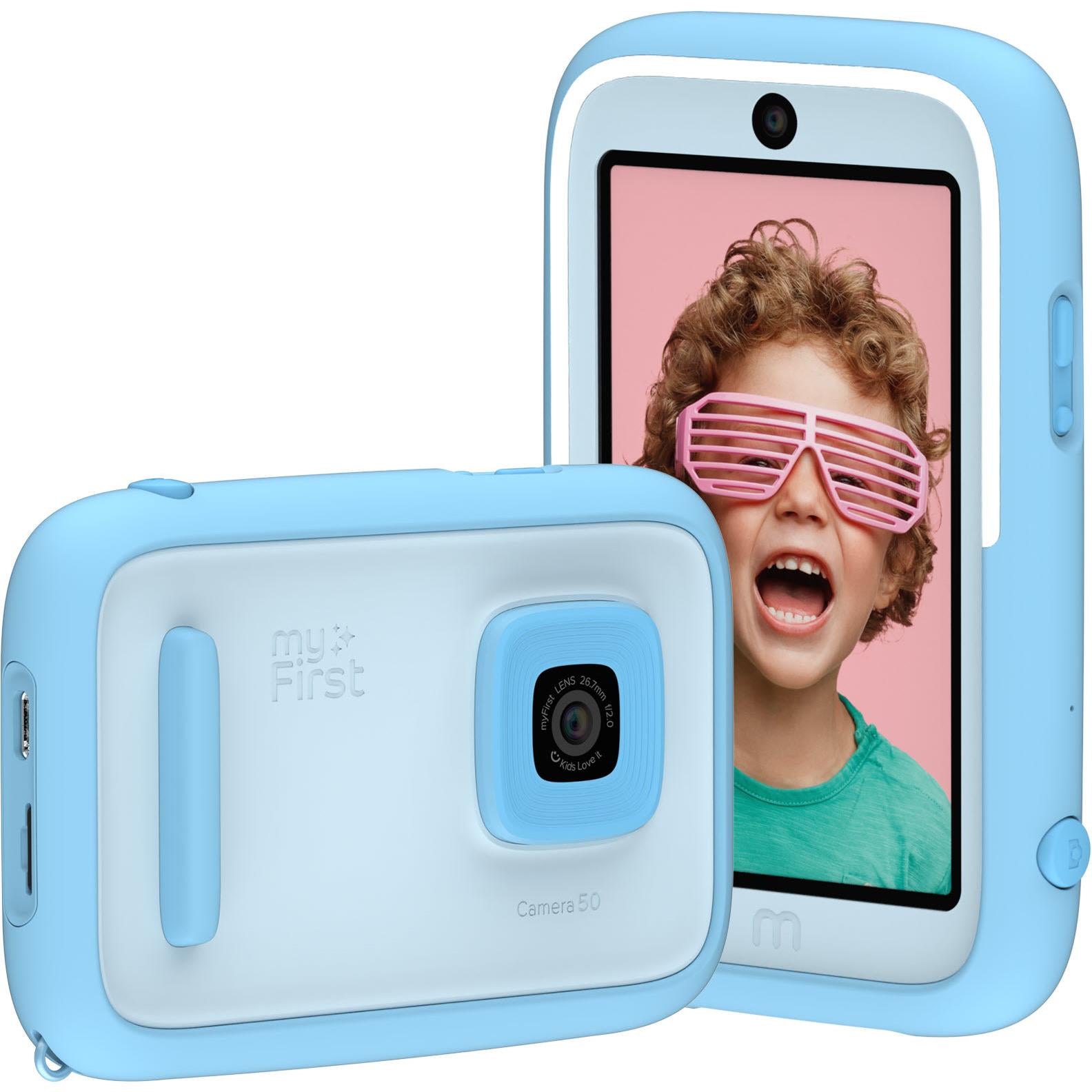myFirst Camera 50 kids digital camera in blue, image 3 - Digital Cameras at Tech Supply Shed NZ