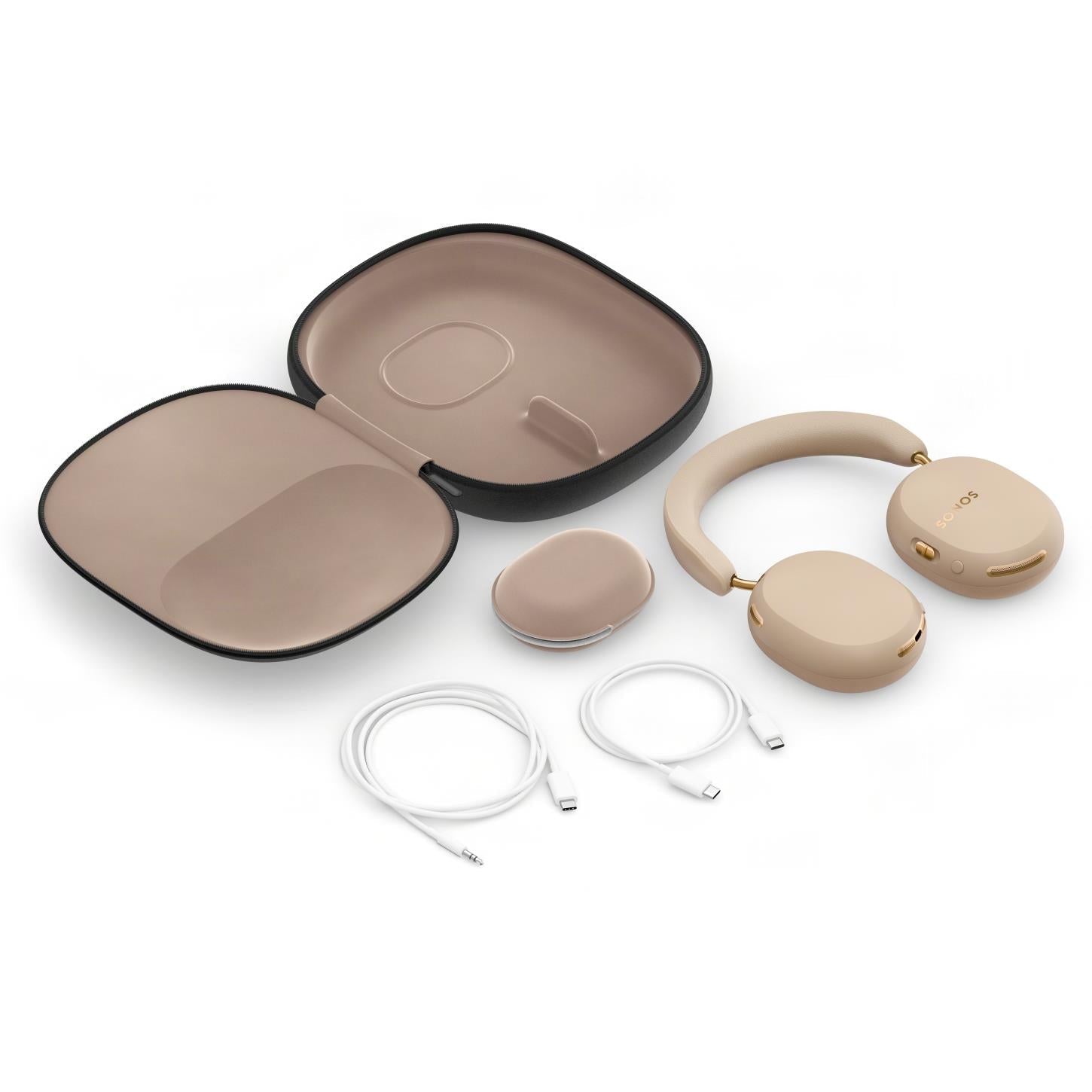 Sonos Ace Ultra over-ear headphones in Sand, image 2 - Over-Ear Headphones at Tech Supply Shed NZ