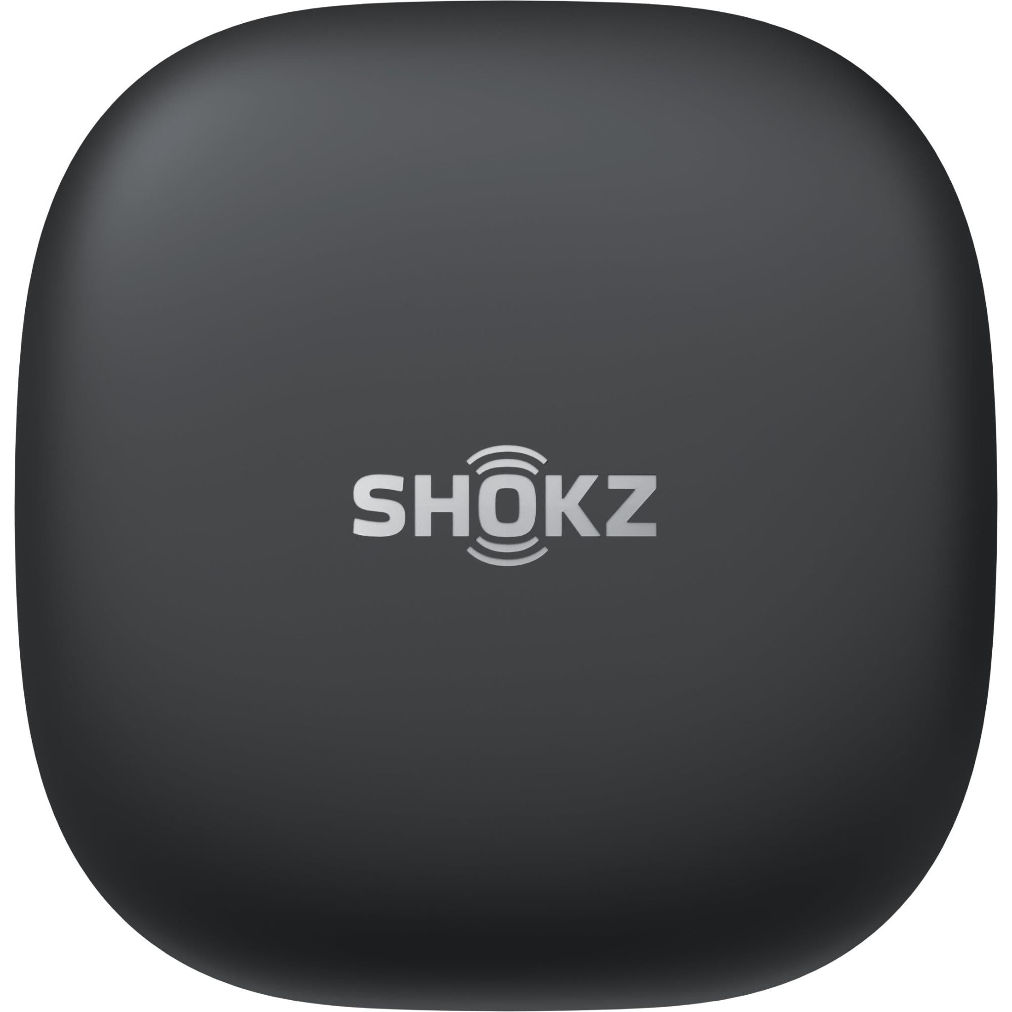 Shokz OpenFit Air 2 open-ear earbuds in black, image 4 - Open-Ear Headphones at Tech Supply Shed NZ