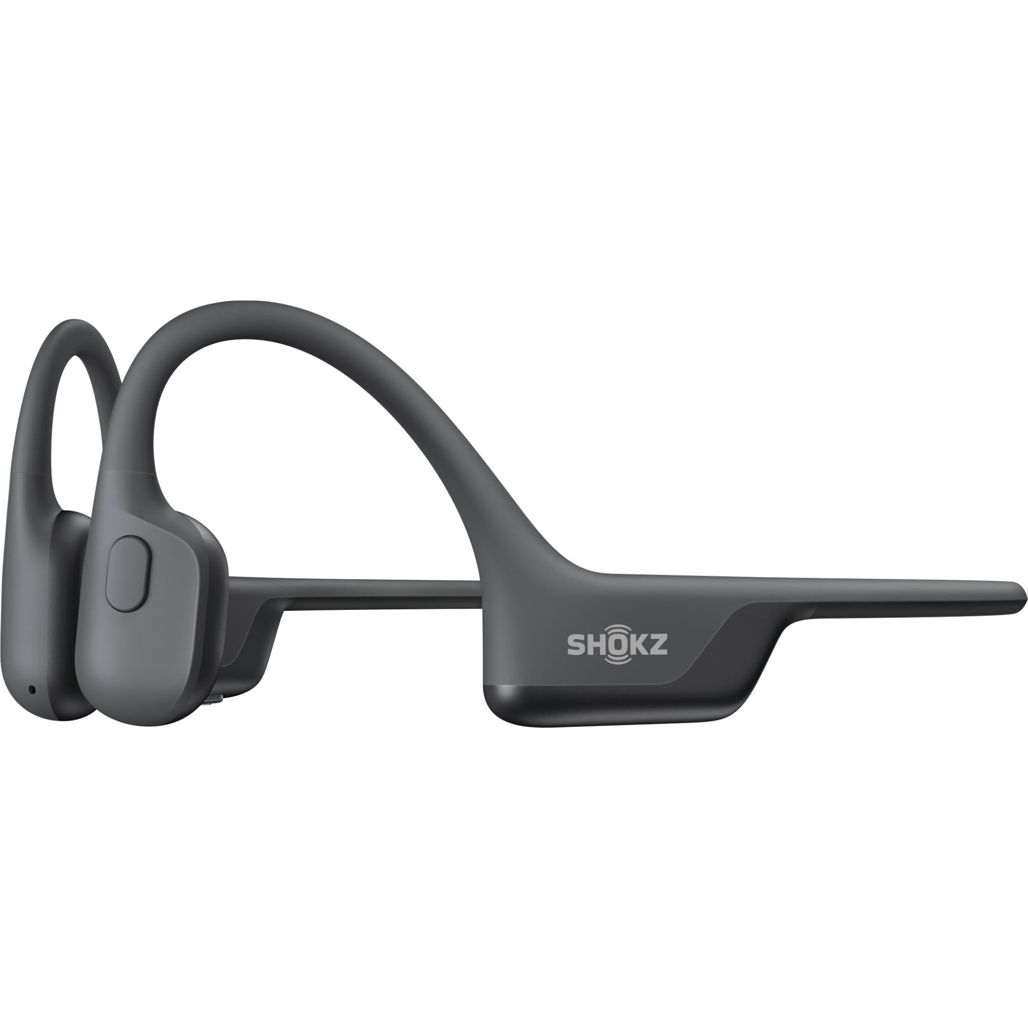 Shokz OpenRun Air 2 bone conduction headphones in black, image 4 - Open-Ear Headphones at Tech Supply Shed NZ