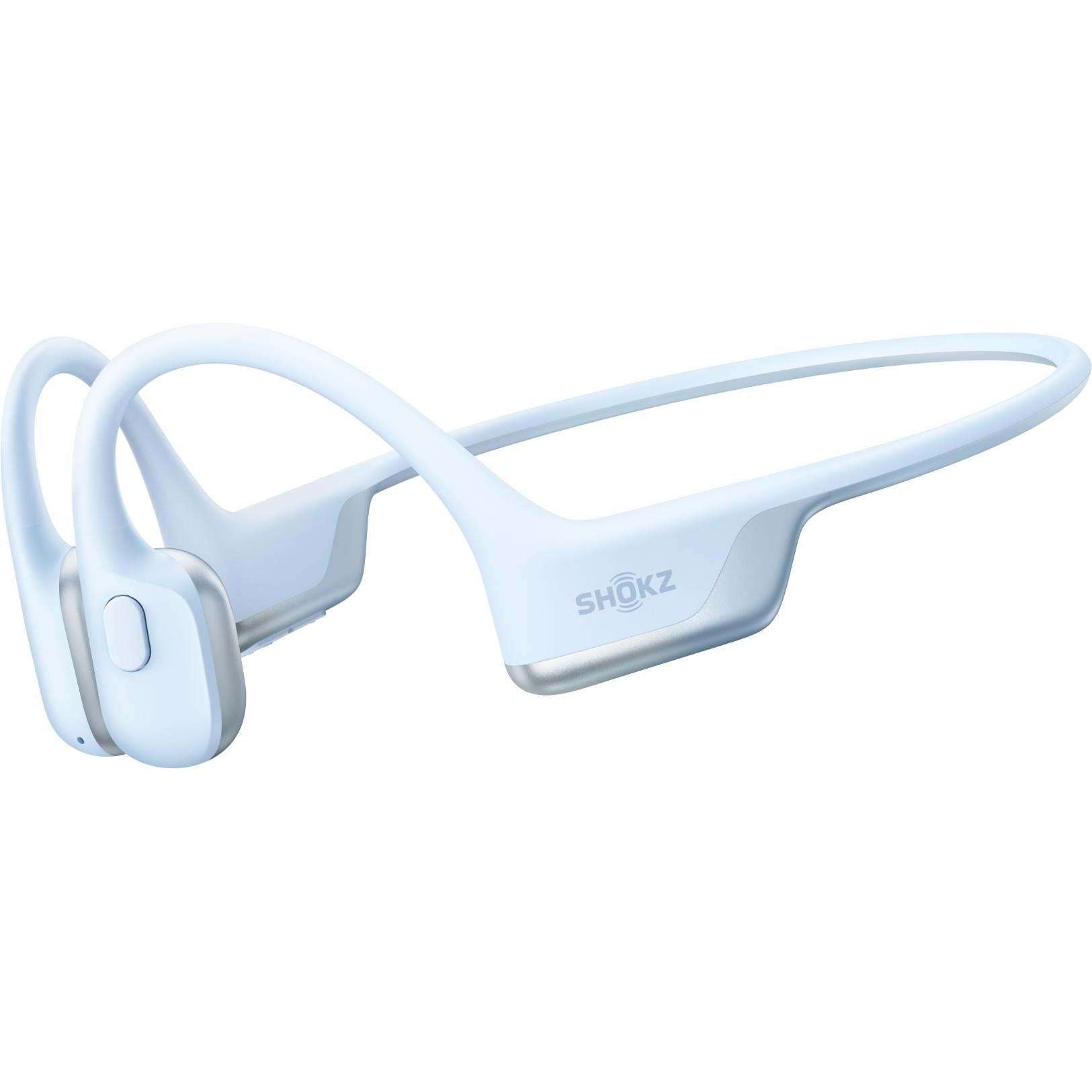 Shokz OpenRun Air 2 bone conduction headphones in ice blue - Open-Ear Headphones at Tech Supply Shed NZ