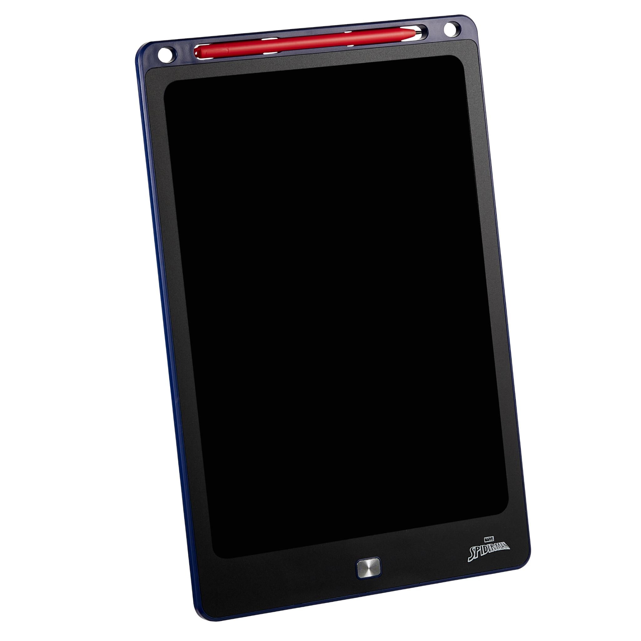 Volkano Spider-Man 13-inch LCD writing pad, blank screen with pen holder