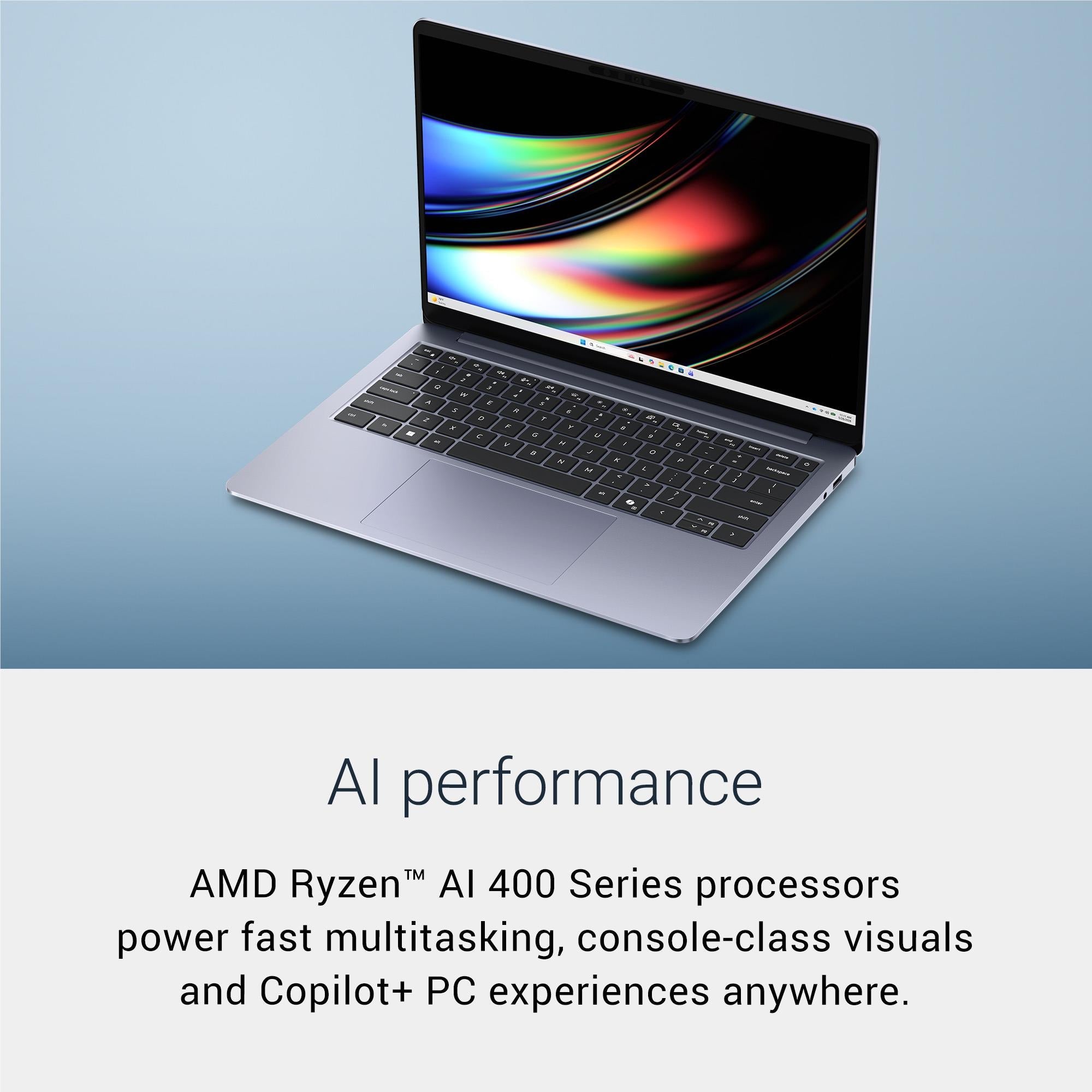 Dell 14S 14 inch OLED touchscreen laptop with Ryzen AI 7, image 3 - Business & Home Laptops at Tech Supply Shed NZ