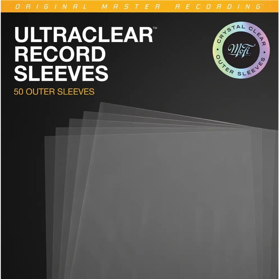 Mofi UltraClear outer record sleeves, 50 pack - Turntables at Tech Supply Shed NZ