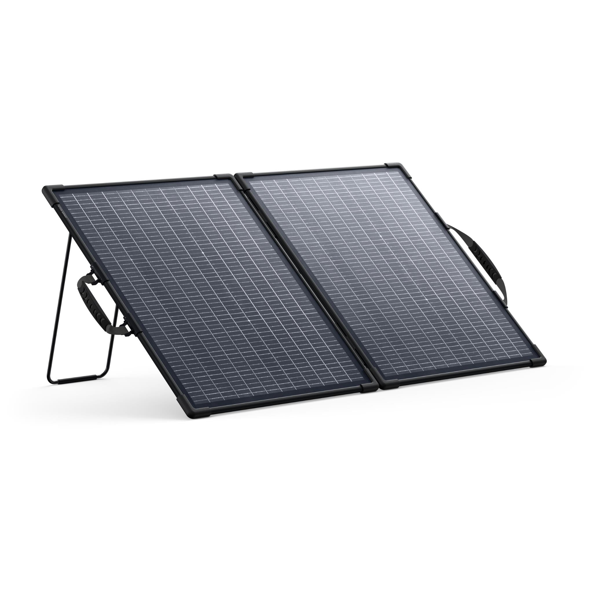 Anker SOLIX 100W bifacial foldable portable solar panel in black, image 2 - Solar Power at Tech Supply Shed NZ