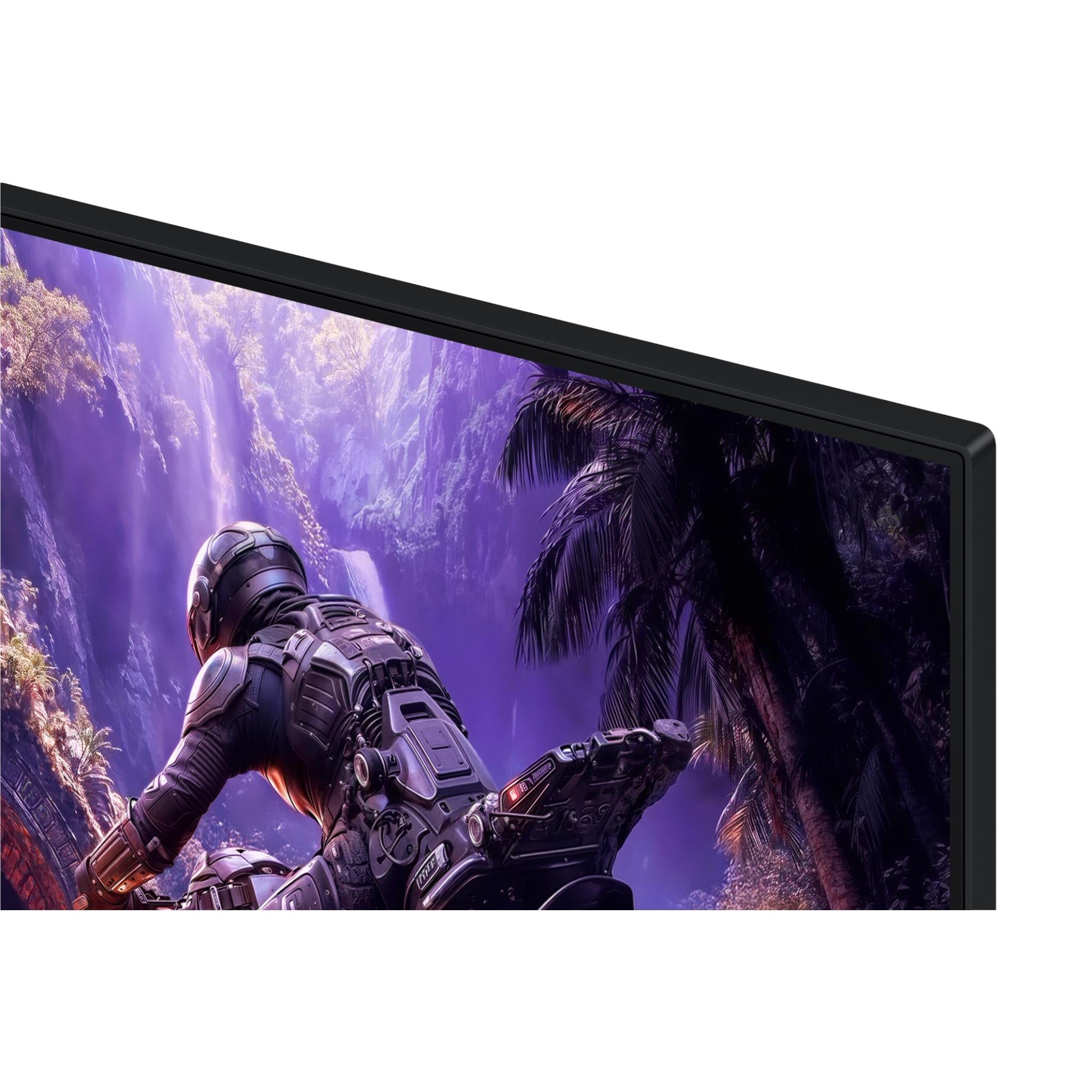 Samsung Odyssey G3 27" monitor close-up; black bezel with attached display panel