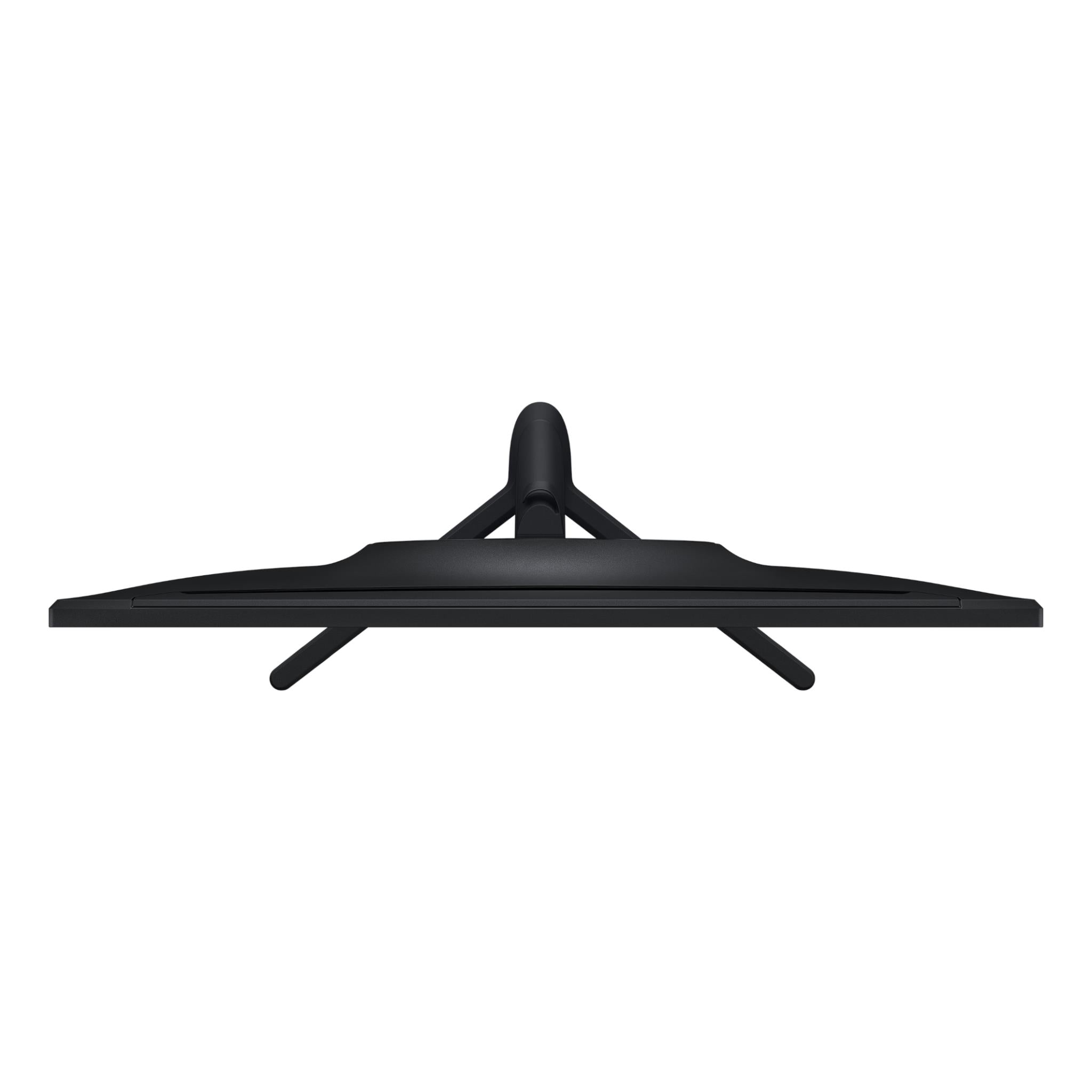 Samsung Odyssey G3 27" monitor bottom view; three-prong stand and center hub