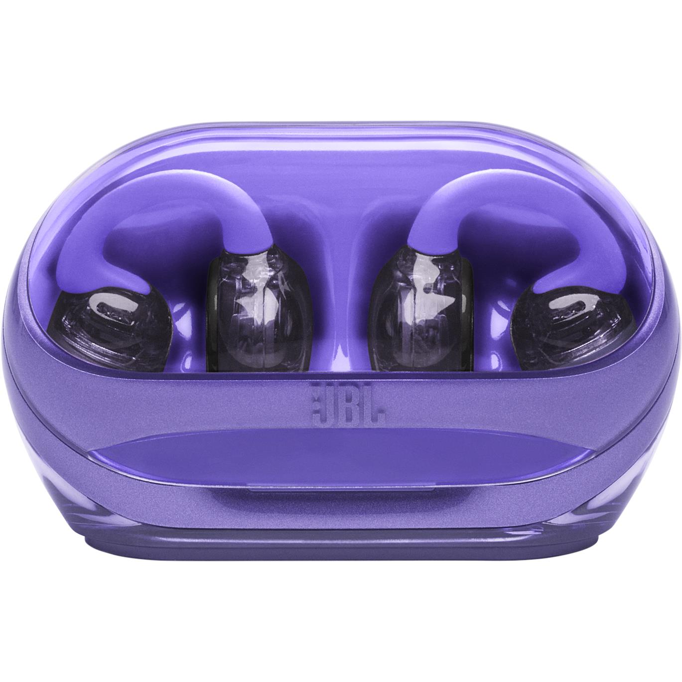 JBL Soundgear Clips open-ear earbuds in ghost purple, image 3 - Open-Ear Headphones at Tech Supply Shed NZ
