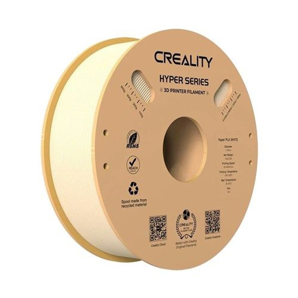 1.75MM IVORY CREALITY HYPER PLA FILAMENT