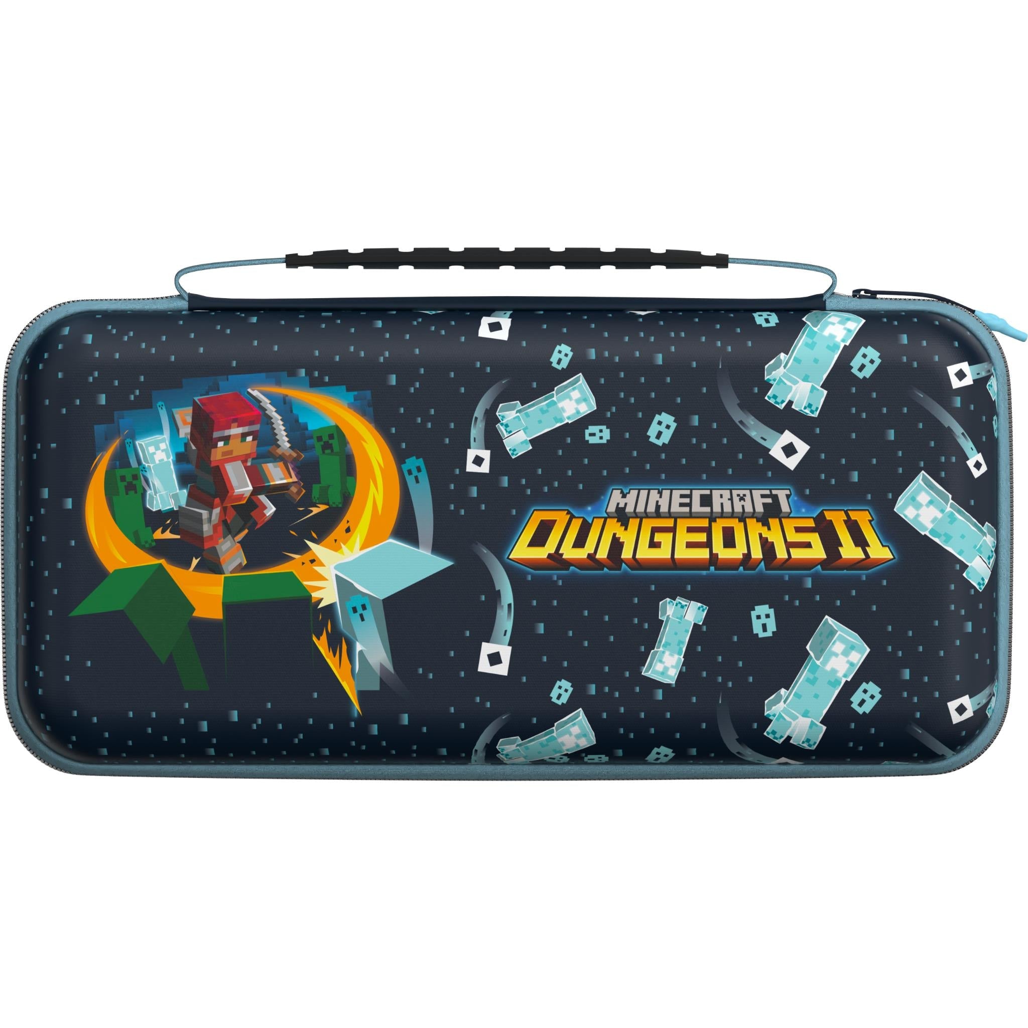 Turtle Beach PlayTrek blue Minecraft Dungeons II travel case for Nintendo Switch 2 - Electronic Gaming Accessories at Tech Supply Shed NZ
