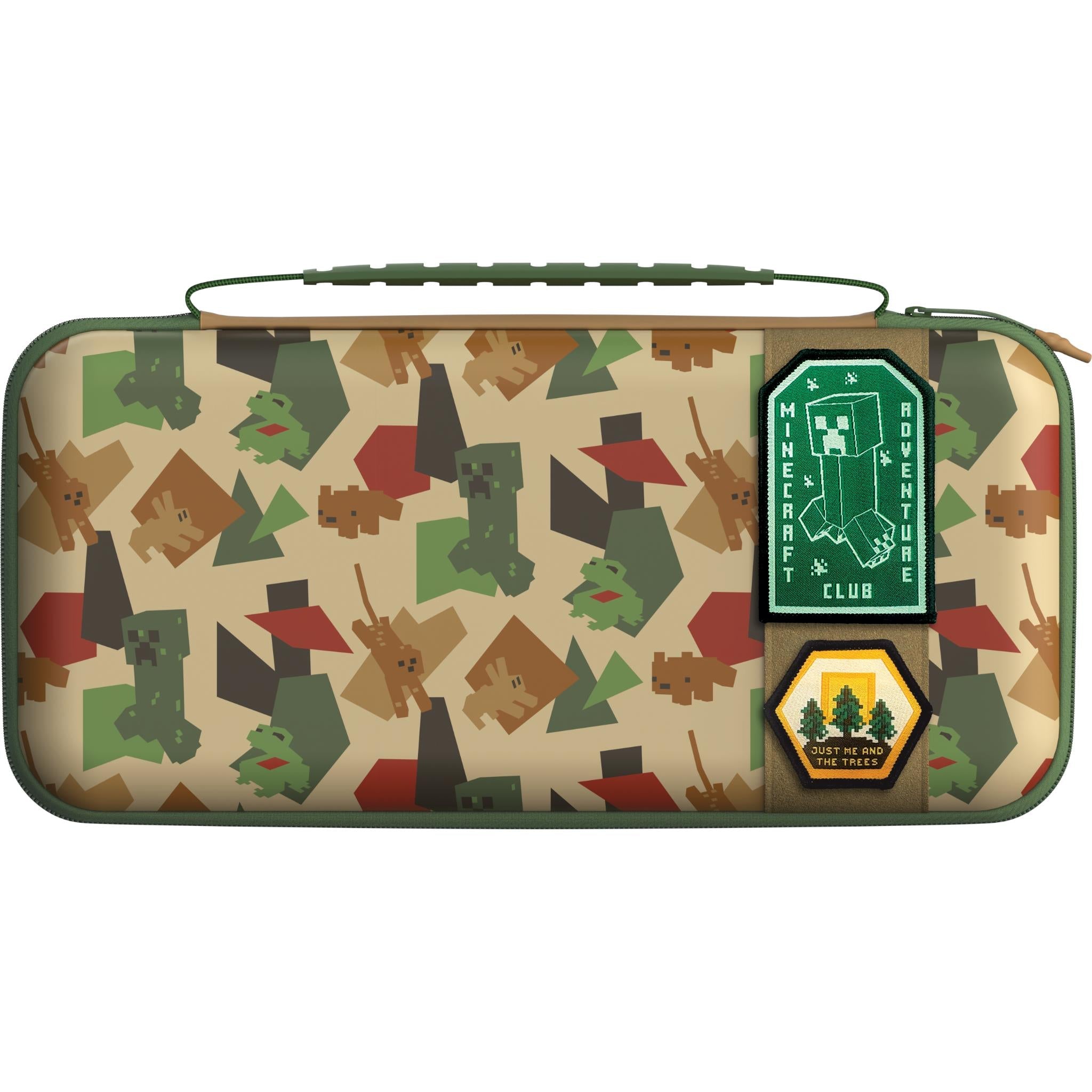 Turtle Beach PlayTrek brown Minecraft Great Outdoors travel case for Nintendo Switch 2 - Electronic Gaming Accessories at Tech Supply Shed NZ