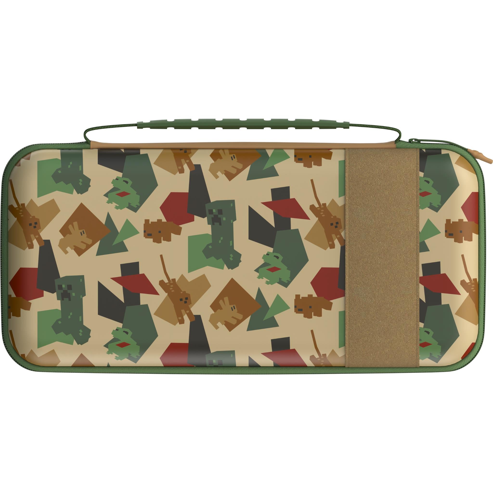 Turtle Beach PlayTrek brown Minecraft Great Outdoors travel case for Nintendo Switch 2, image 2 - Electronic Gaming Accessories at Tech Supply Shed NZ