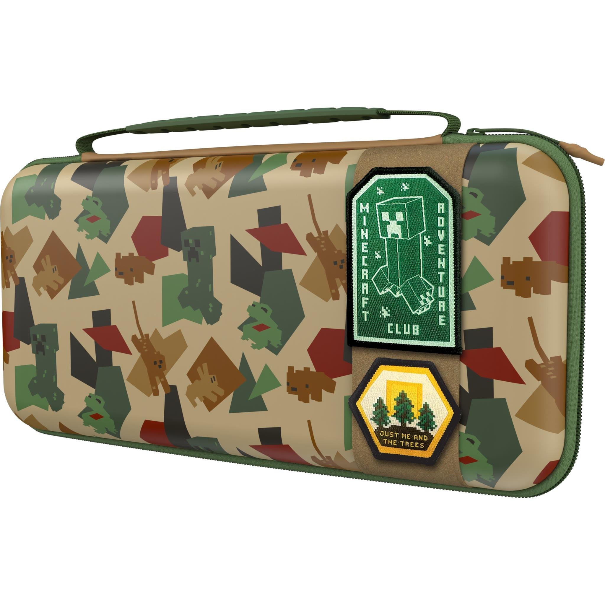 Turtle Beach PlayTrek brown Minecraft Great Outdoors travel case for Nintendo Switch 2, image 3 - Electronic Gaming Accessories at Tech Supply Shed NZ