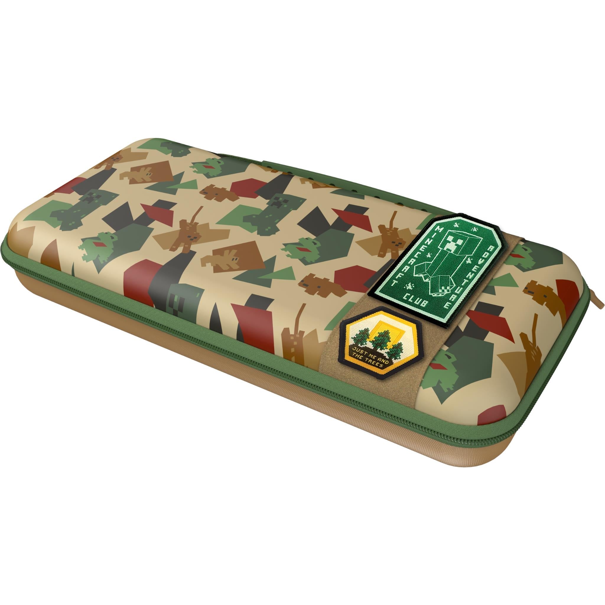 Turtle Beach PlayTrek brown Minecraft Great Outdoors travel case for Nintendo Switch 2, image 4 - Electronic Gaming Accessories at Tech Supply Shed NZ