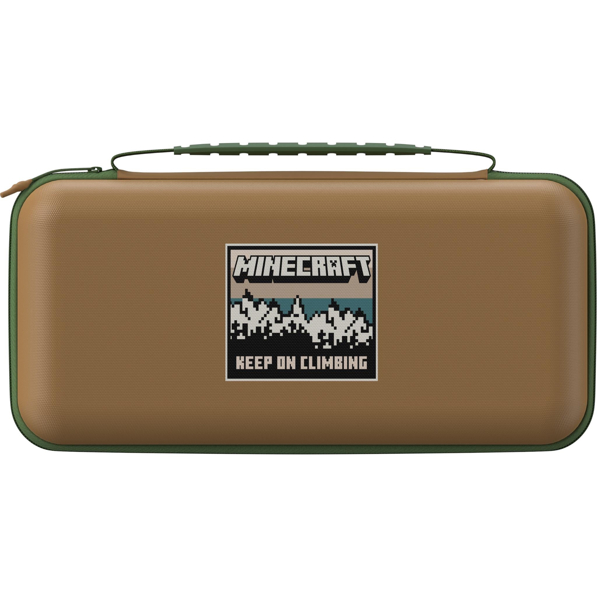 Turtle Beach PlayTrek brown Minecraft Great Outdoors travel case for Nintendo Switch 2, image 6 - Electronic Gaming Accessories at Tech Supply Shed NZ