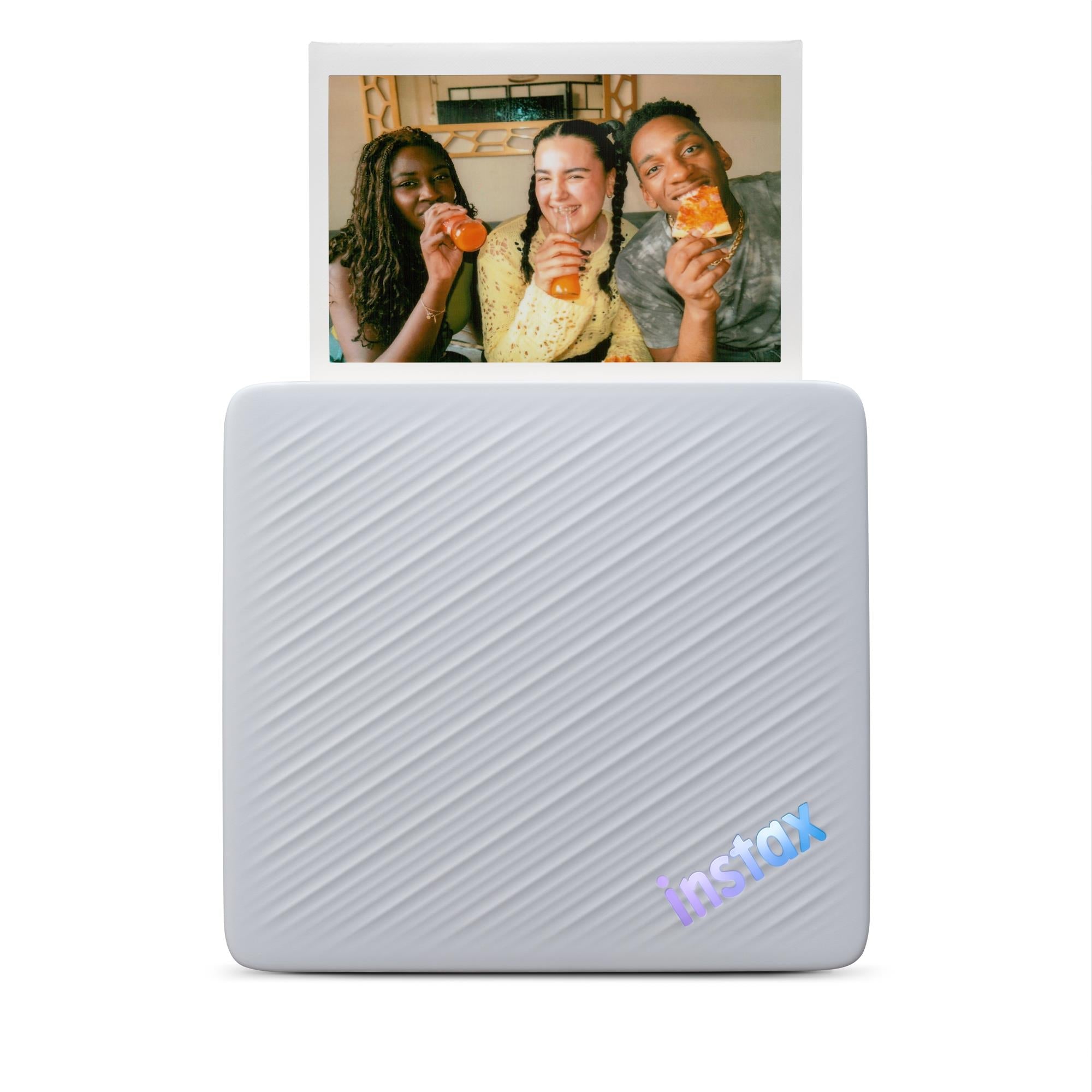 Fujifilm Instax Link WIDE 2 smartphone printer in Duo Blue, image 2 - Instant Cameras & Film at Tech Supply Shed NZ