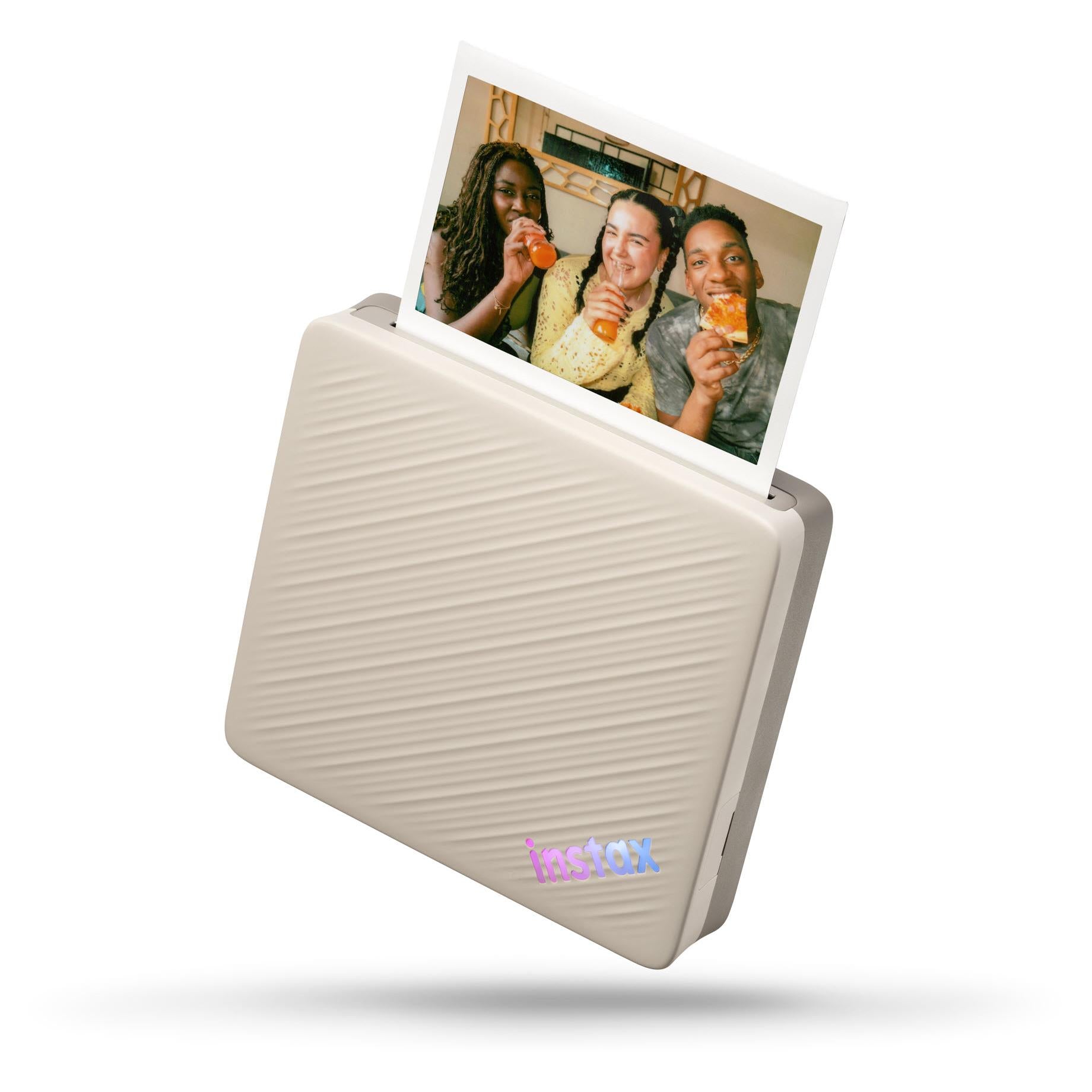 Fujifilm Instax Link WIDE 2 smartphone printer in Duo Beige - Instant Cameras & Film at Tech Supply Shed NZ