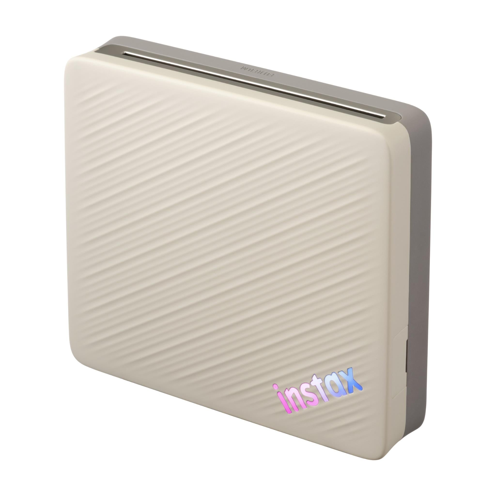 Fujifilm Instax Link WIDE 2 smartphone printer in Duo Beige, image 4 - Instant Cameras & Film at Tech Supply Shed NZ