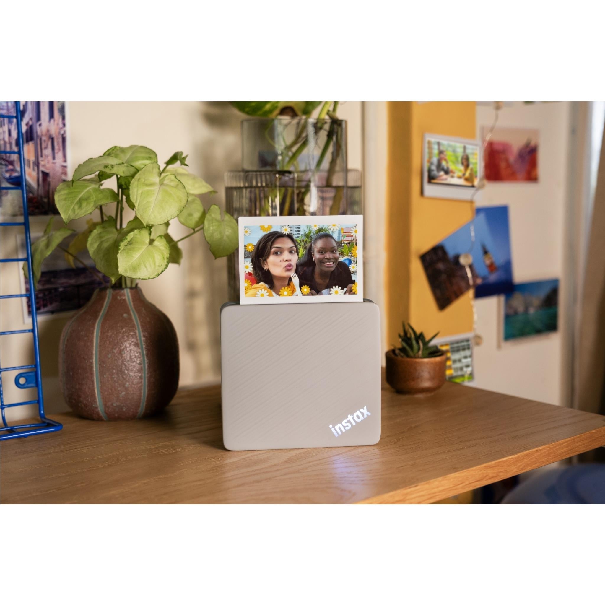Fujifilm Instax Link WIDE 2 smartphone printer in Duo Beige, image 8 - Instant Cameras & Film at Tech Supply Shed NZ