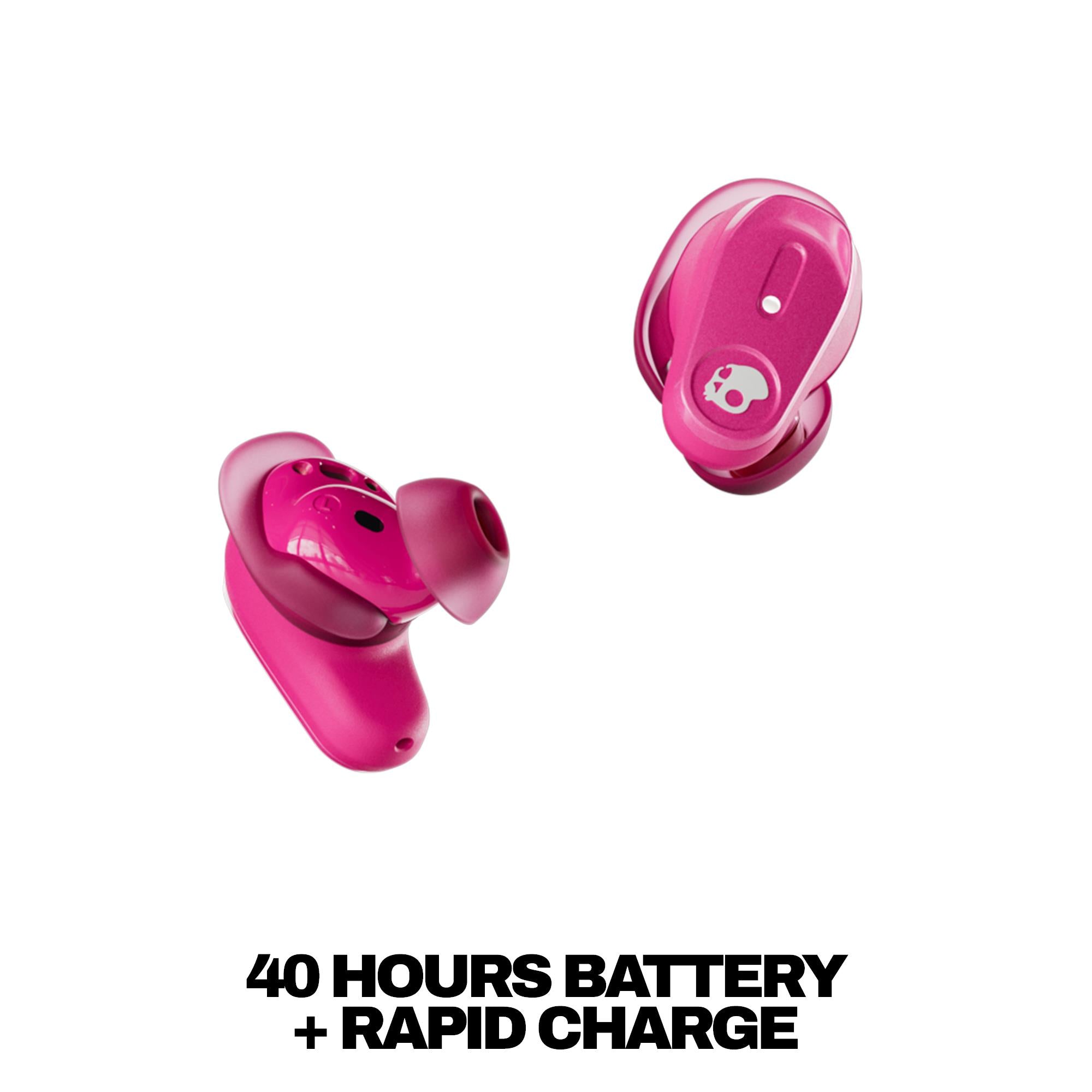 Skullcandy Method 360 ANC earbuds with Sound by Bose in pink and charging case, image 10 - In-Ear Headphones & Earbuds at Tech Supply Shed NZ