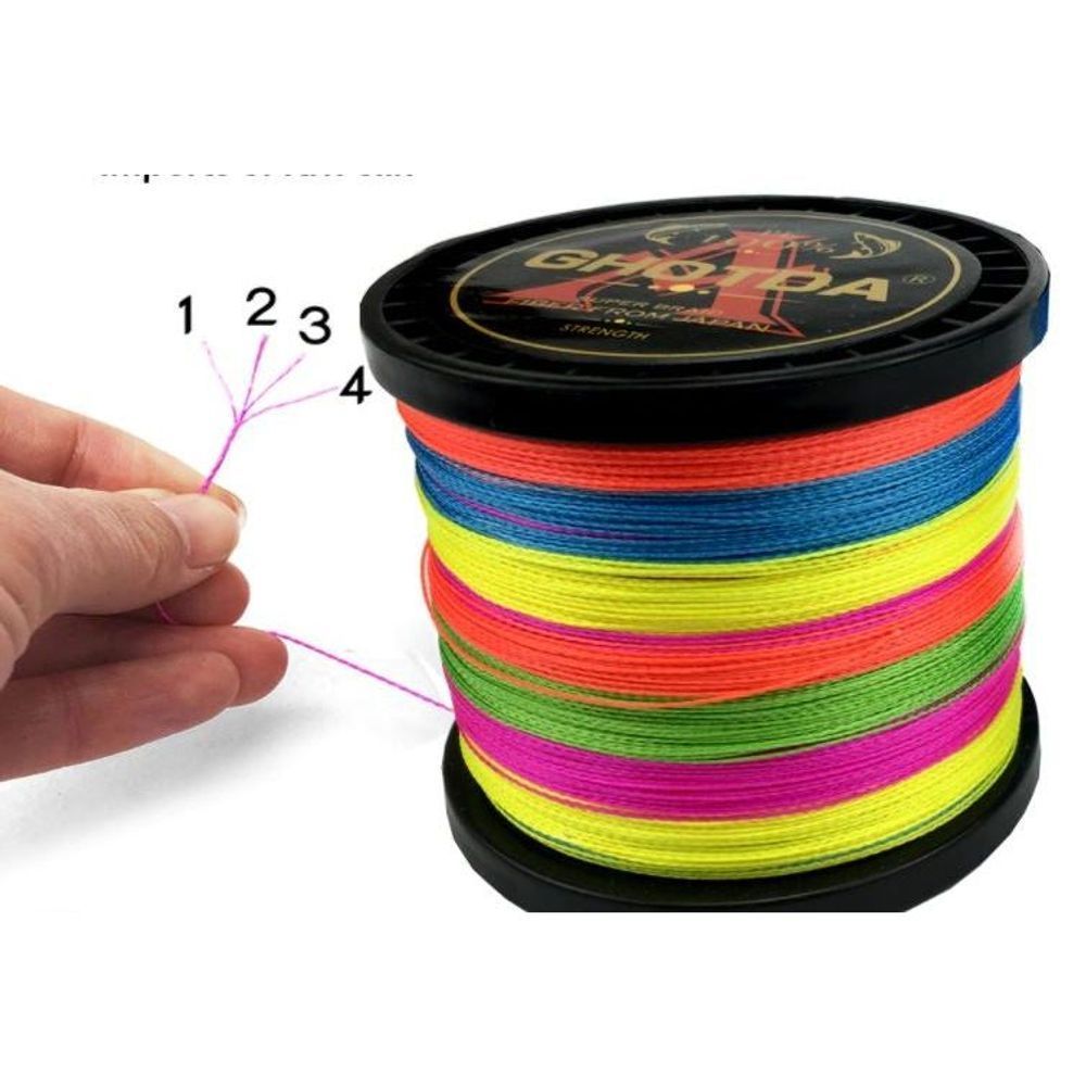 60 lb Ghotda Fishing Braid- 1000M Rolls PE4 Strand
