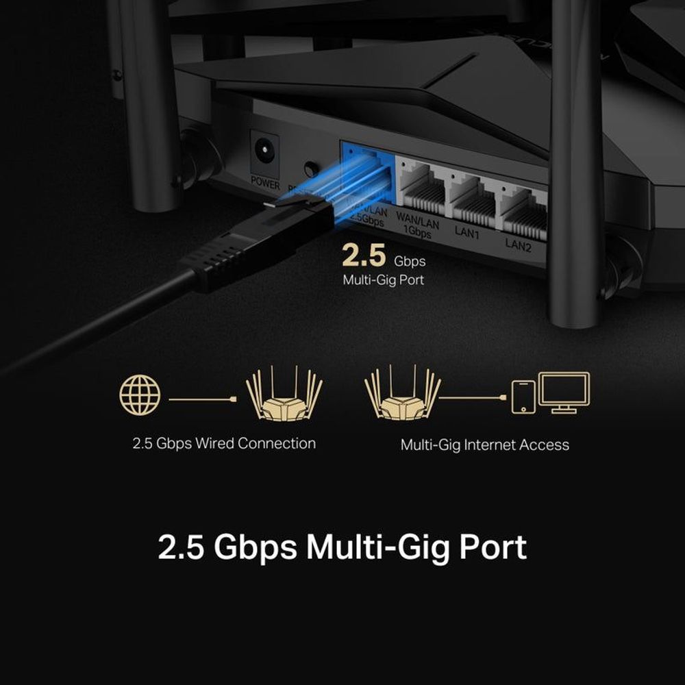 MER-MR90X - Mercusys MR90X AX6000 8-Stream Wi-Fi 6 Router