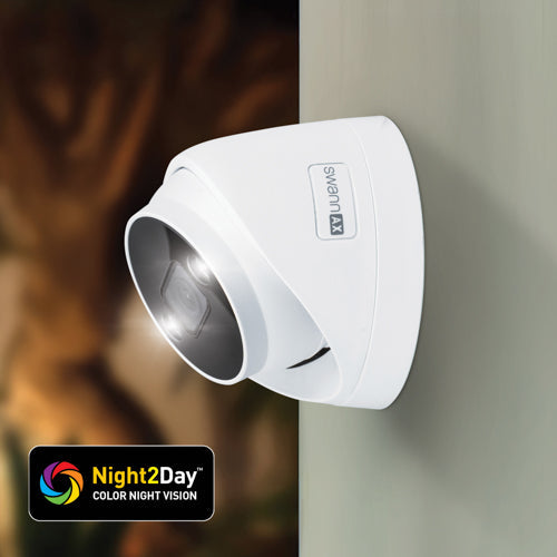 Swann AdvancedX wired 4K NVR security system with 8 dome cameras