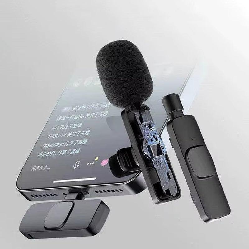 KEKAXI Portable Wireless Lapel Microphones