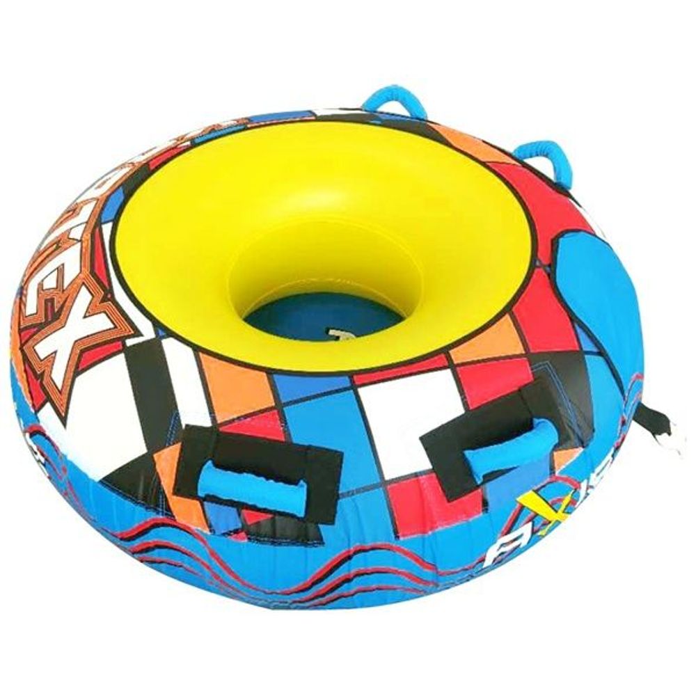 Axis Vortex Single 54 Inch Ski Tube Kit with 12V Pump and 50 FT Rope for 1 Person