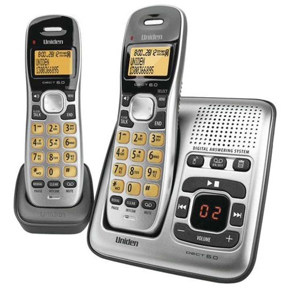 YT9037 - Uniden 2 Handset Cordless Telephone with Answering Machine