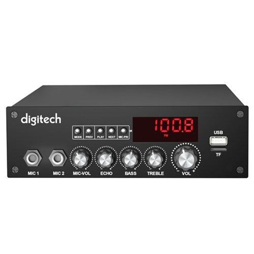2x200W Amplifier with BT/USB/TF/FM/2xAUX/2xMIC