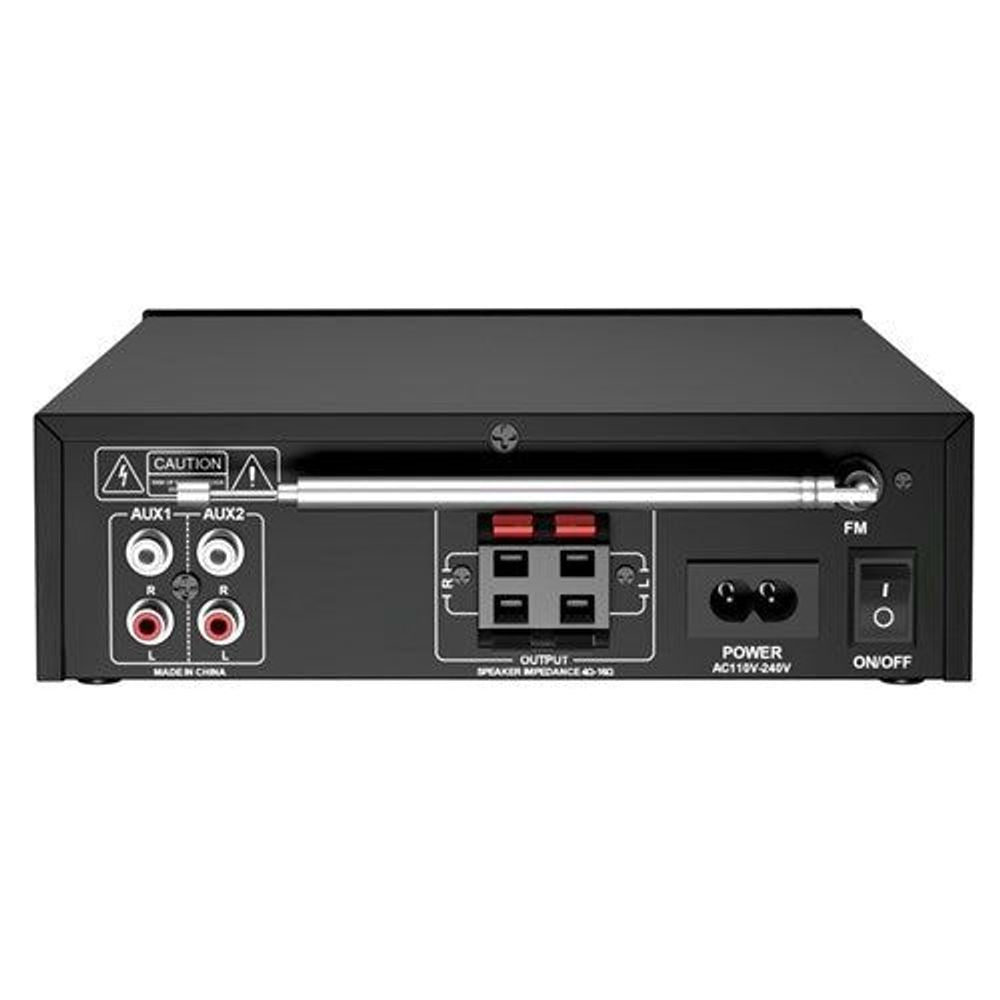 2x200W Amplifier with BT/USB/TF/FM/2xAUX/2xMIC