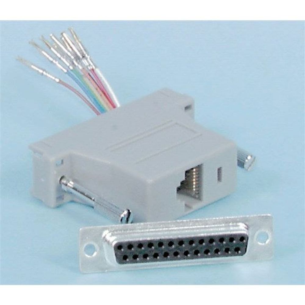 PA0905 - D25 Female to RJ45 Computer Adaptor